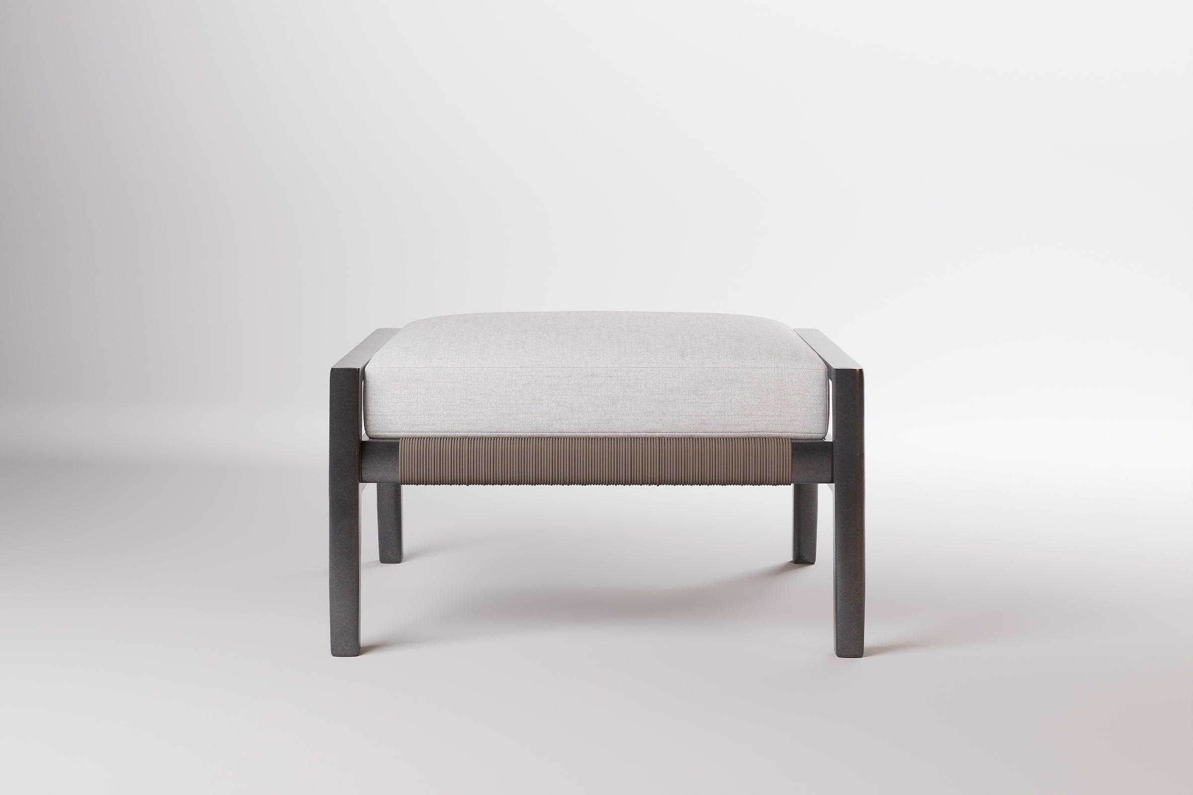 Copenhagen Outdoor Ottoman Aluminium