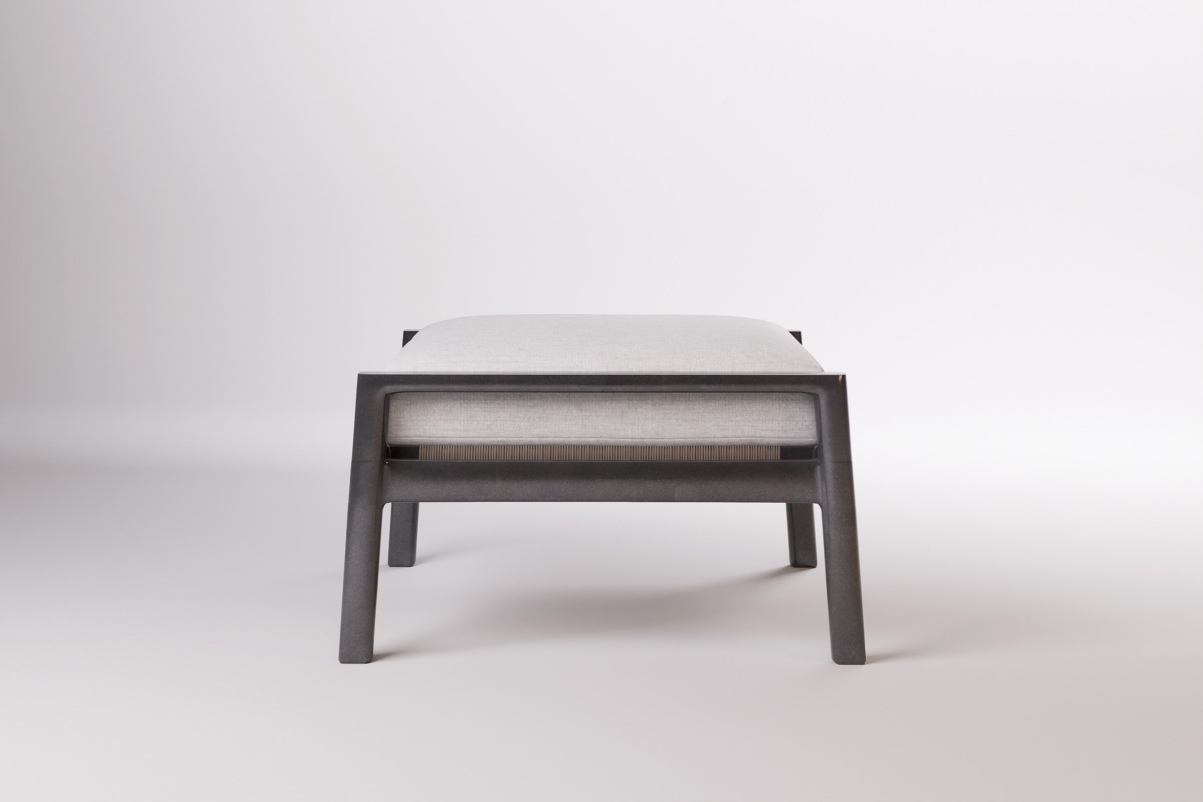 Copenhagen Outdoor Ottoman Aluminium