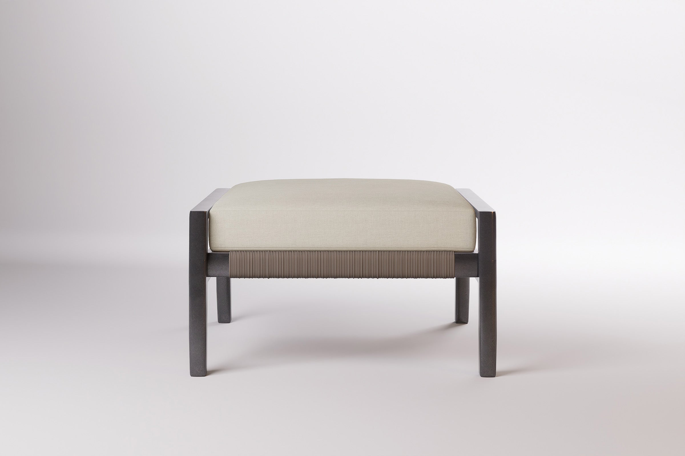 Copenhagen Outdoor Ottoman Aluminium