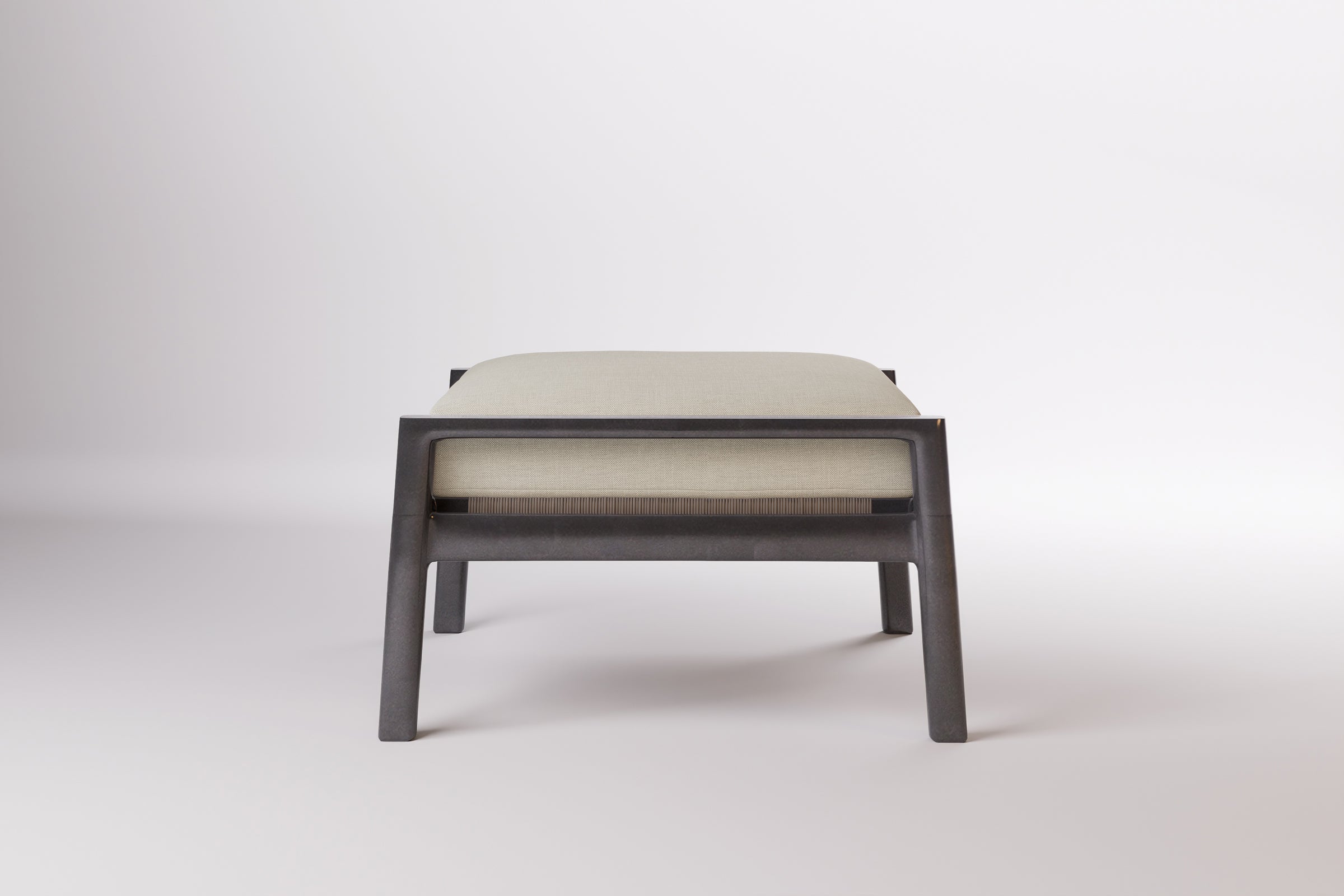 Copenhagen Outdoor Ottoman Aluminium