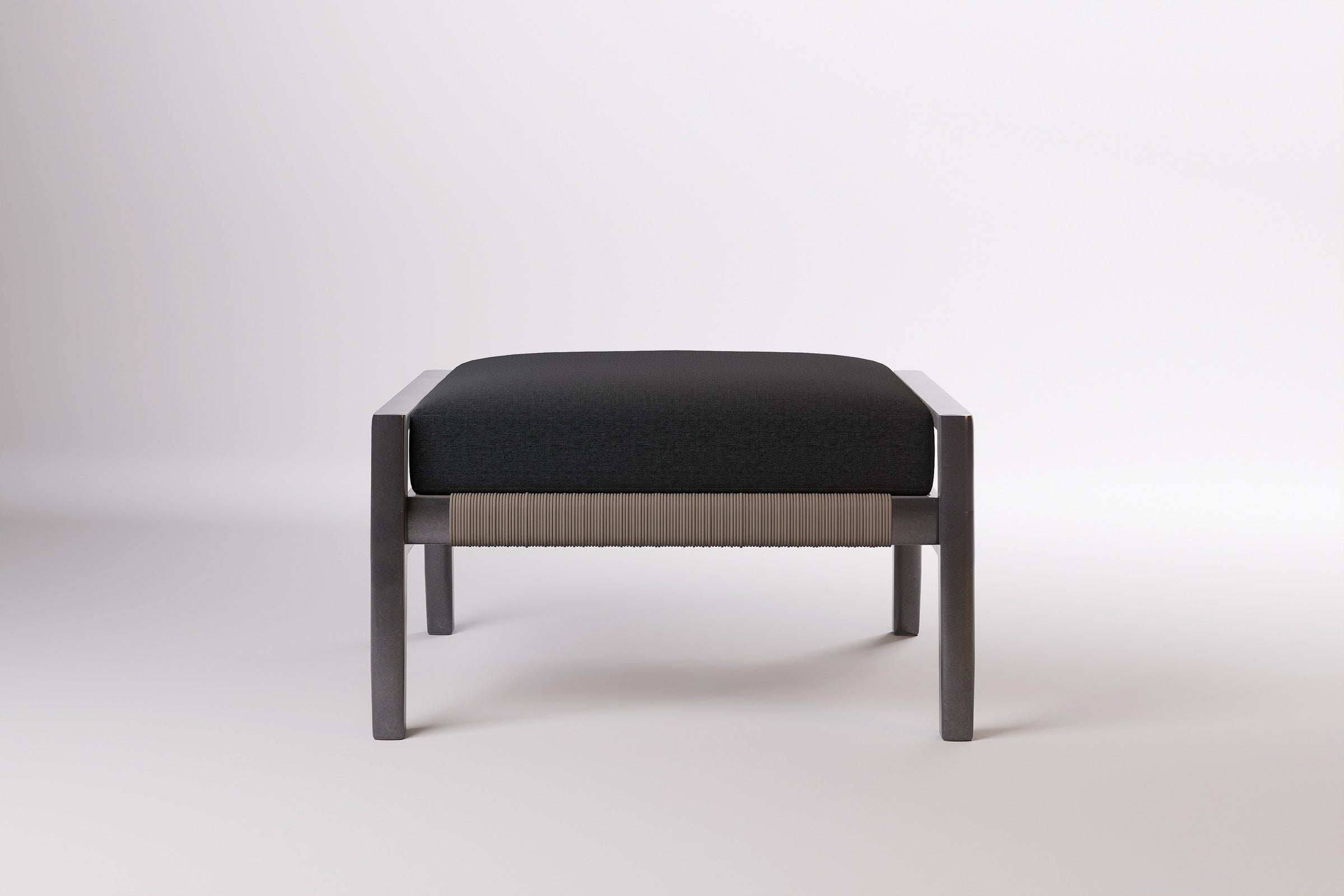 Copenhagen Outdoor Ottoman Aluminium
