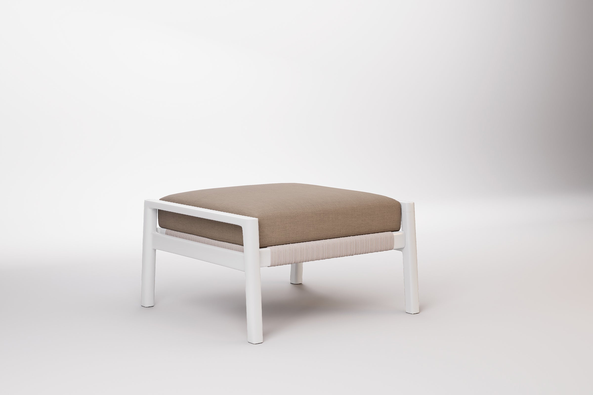 Copenhagen Outdoor Ottoman Aluminium