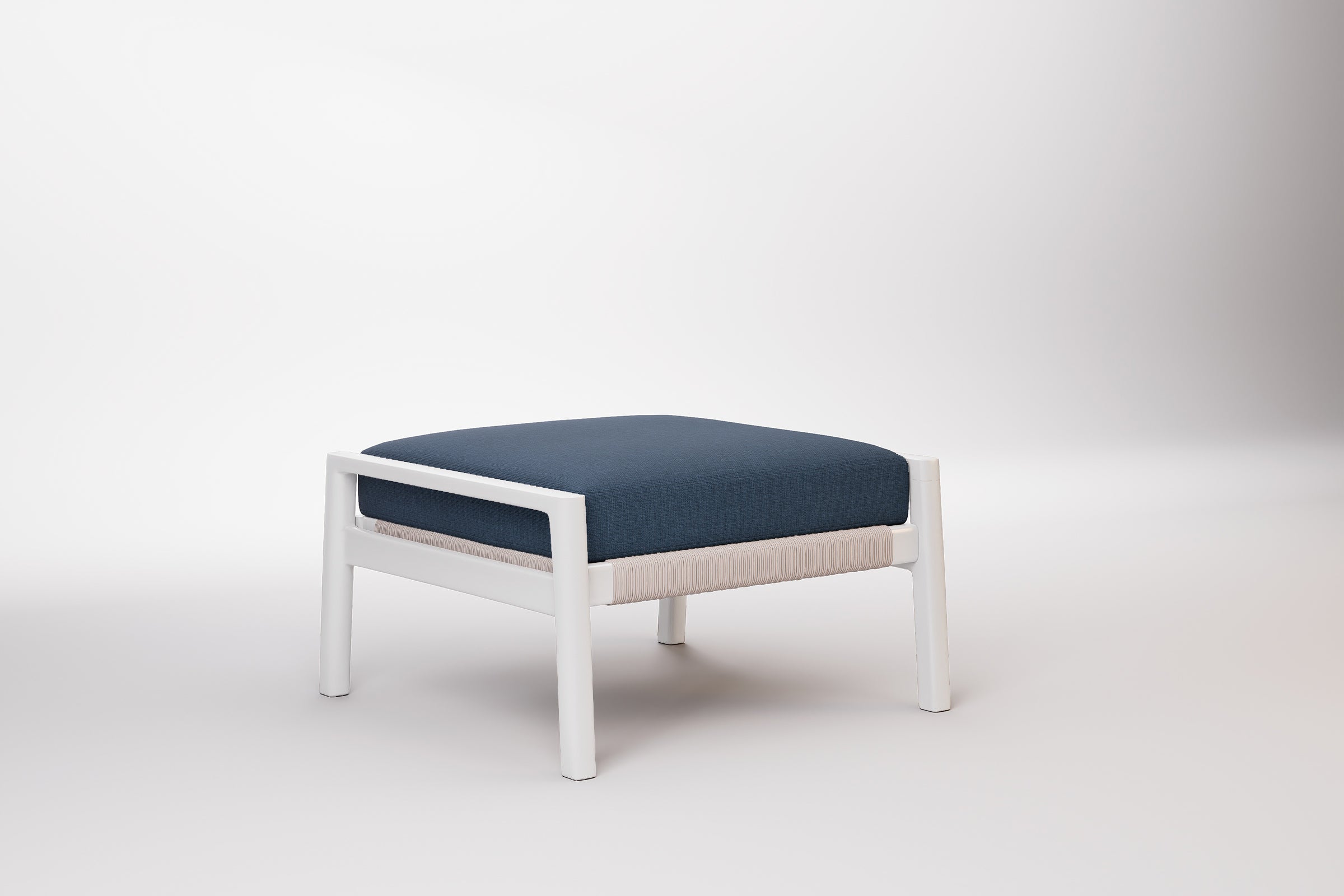 Copenhagen Outdoor Ottoman Aluminium