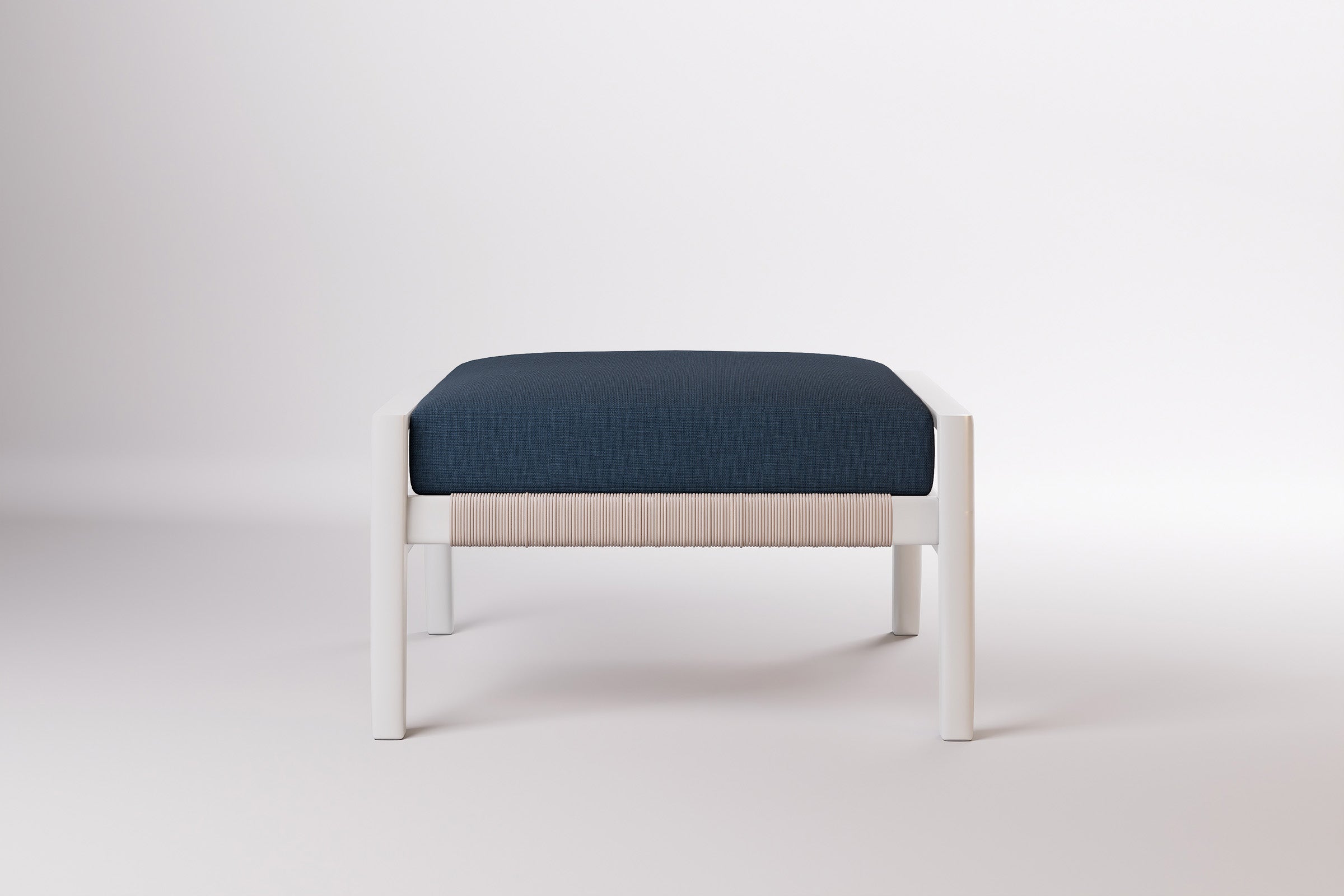Copenhagen Outdoor Ottoman Aluminium