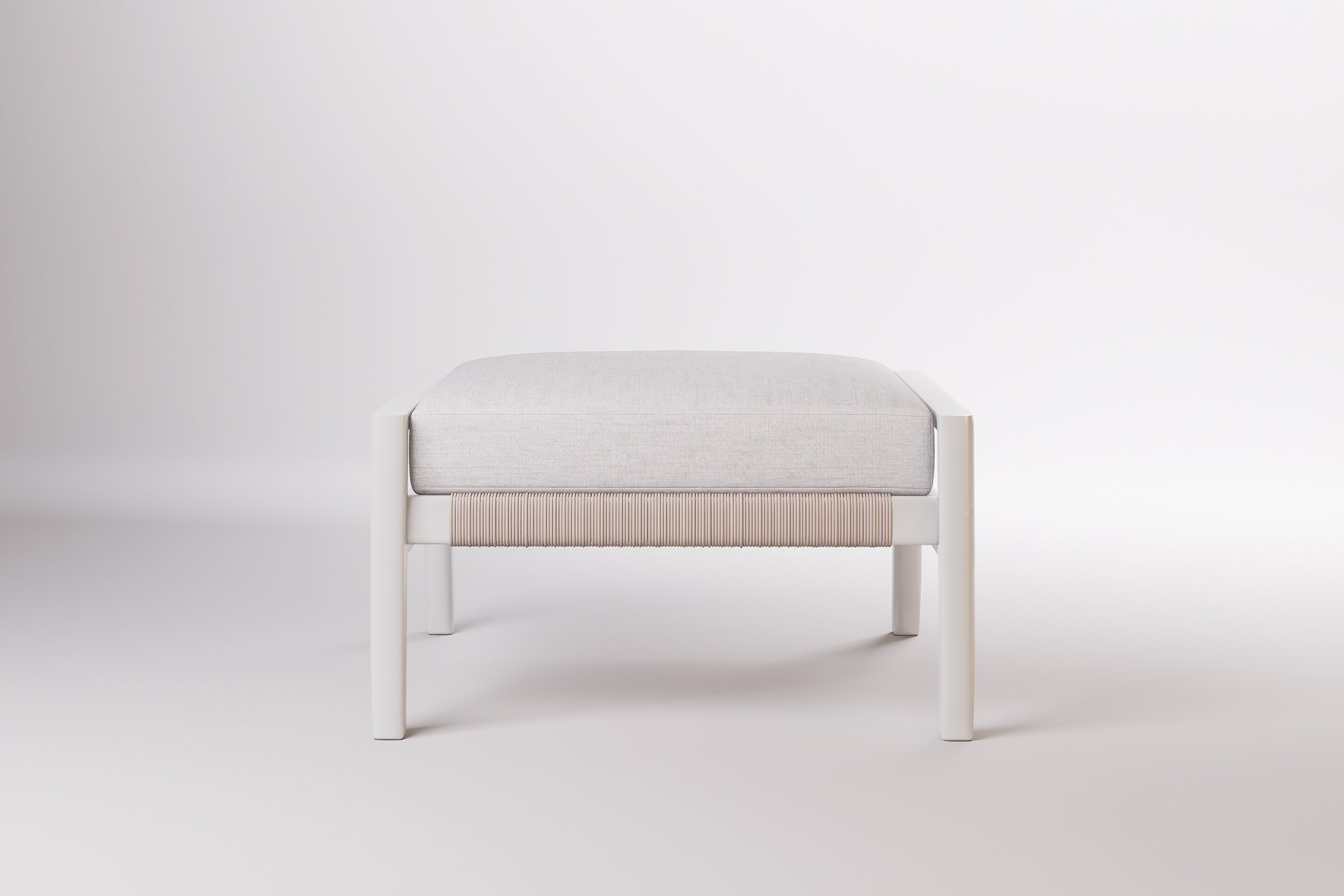 Copenhagen Outdoor Ottoman Aluminium