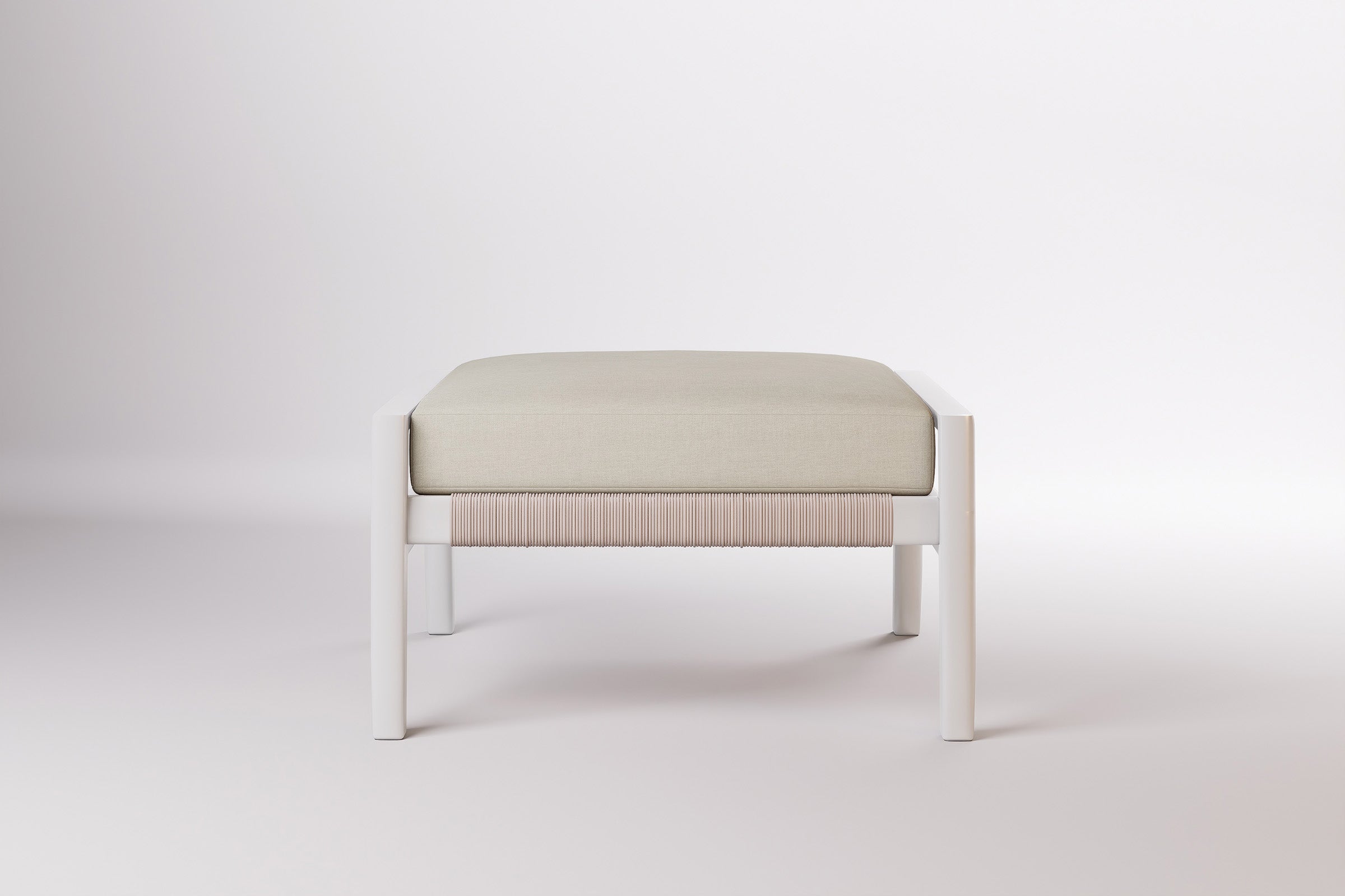 Copenhagen Outdoor Ottoman Aluminium