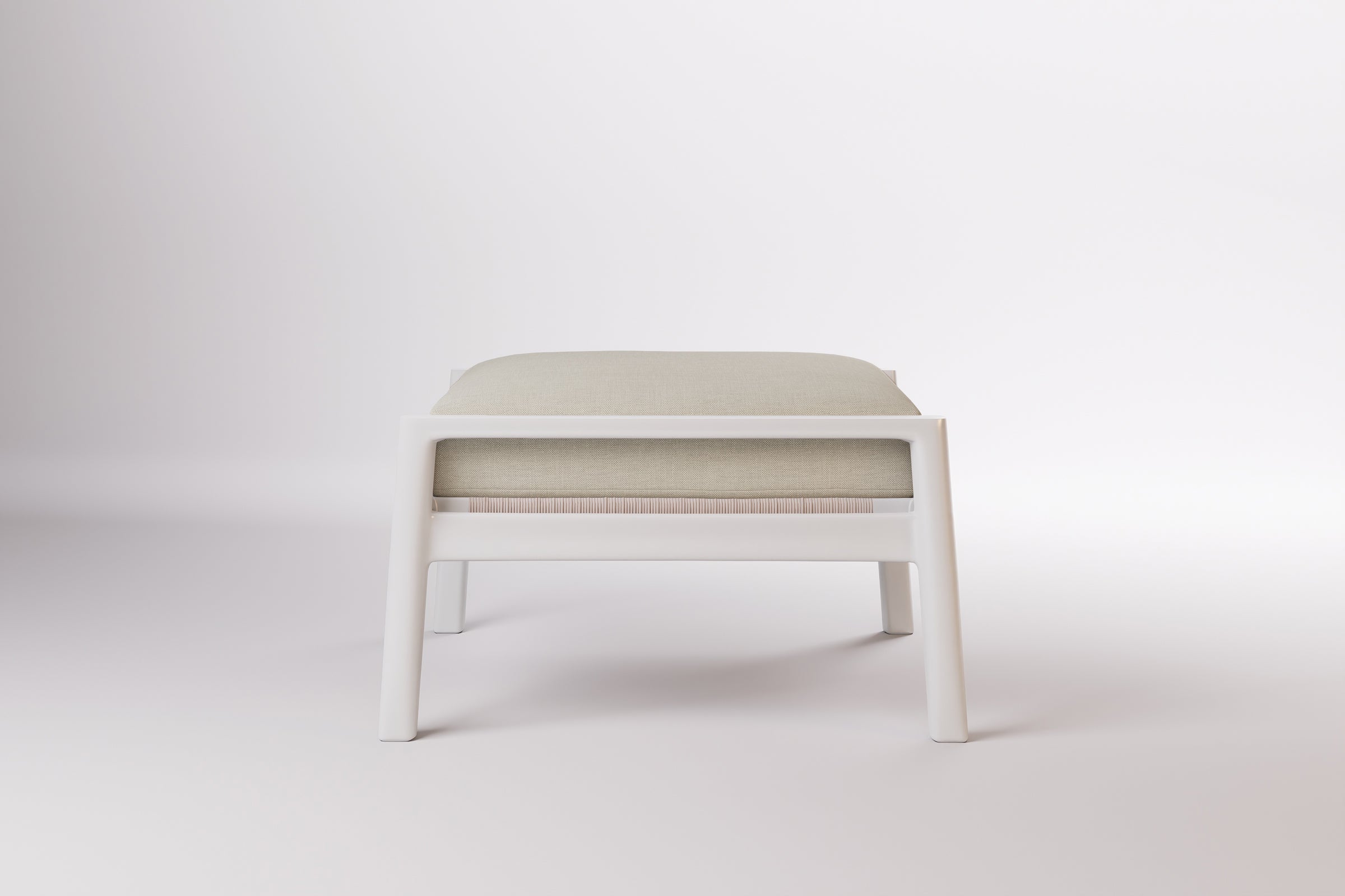Copenhagen Outdoor Ottoman Aluminium