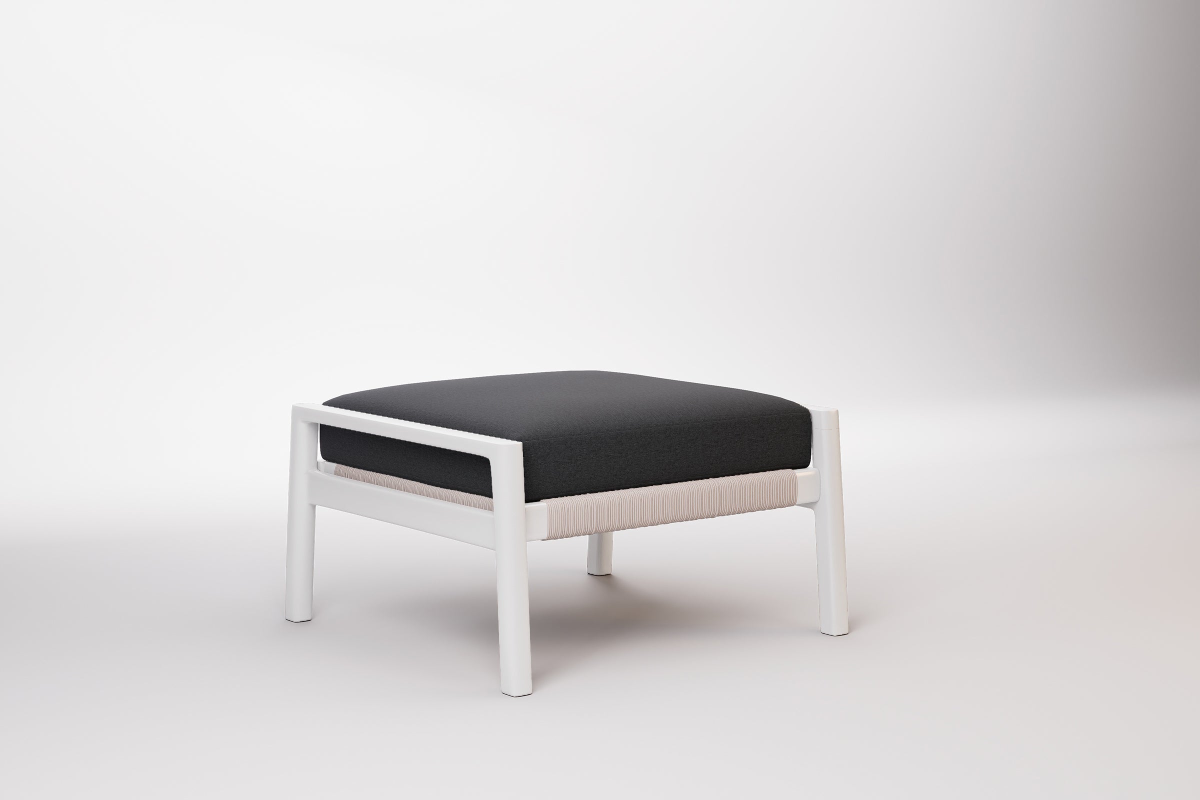 Copenhagen Outdoor Ottoman Aluminium