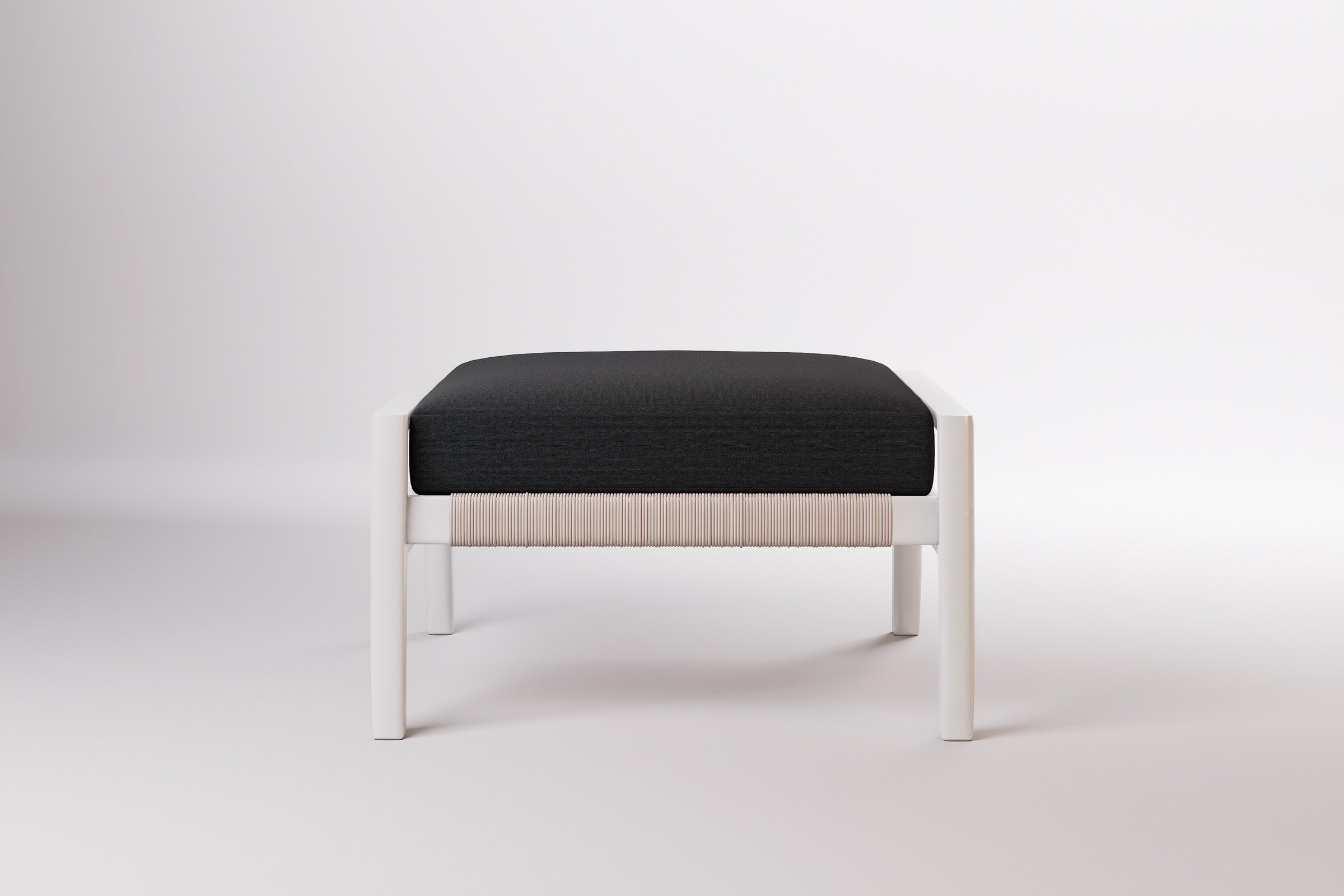 Copenhagen Outdoor Ottoman Aluminium