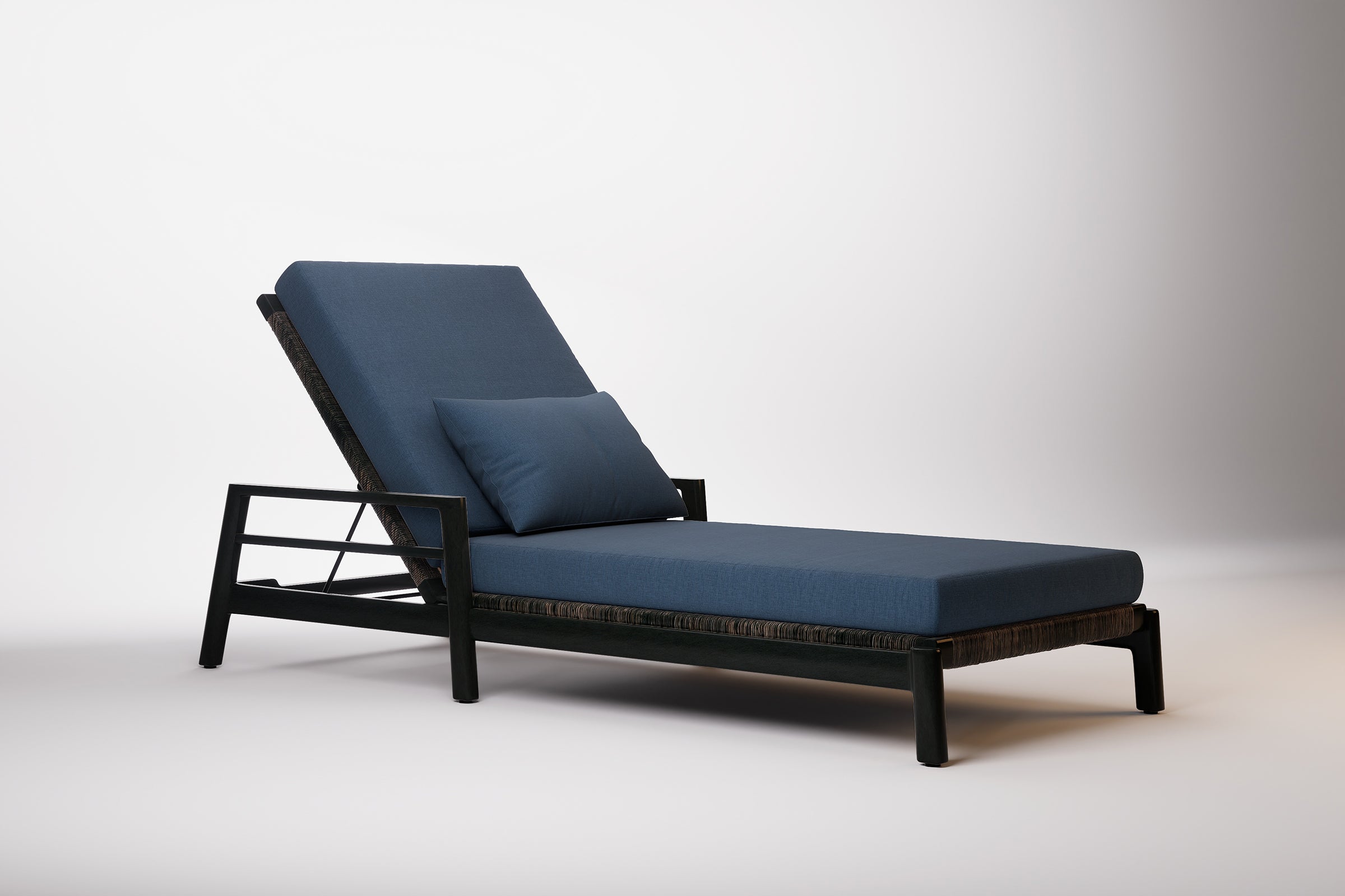 Copenhagen Outdoor Sun Lounge Aluminium