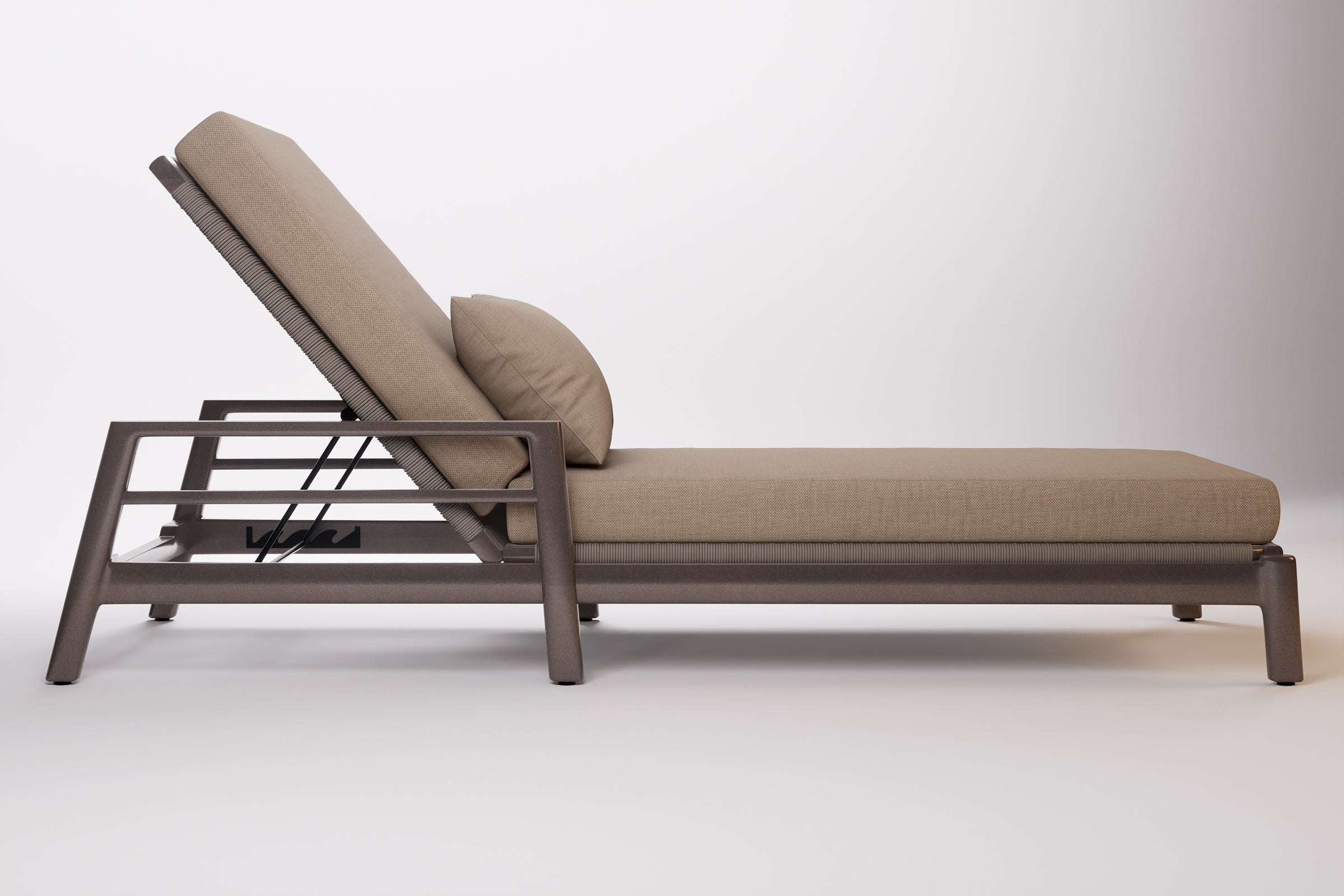 Copenhagen Outdoor Sun Lounge Aluminium
