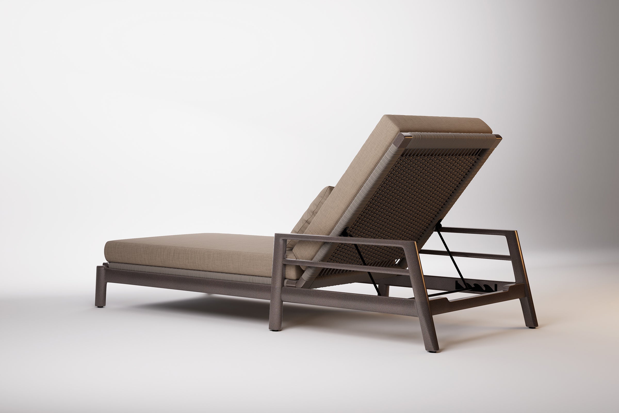 Copenhagen Outdoor Sun Lounge Aluminium