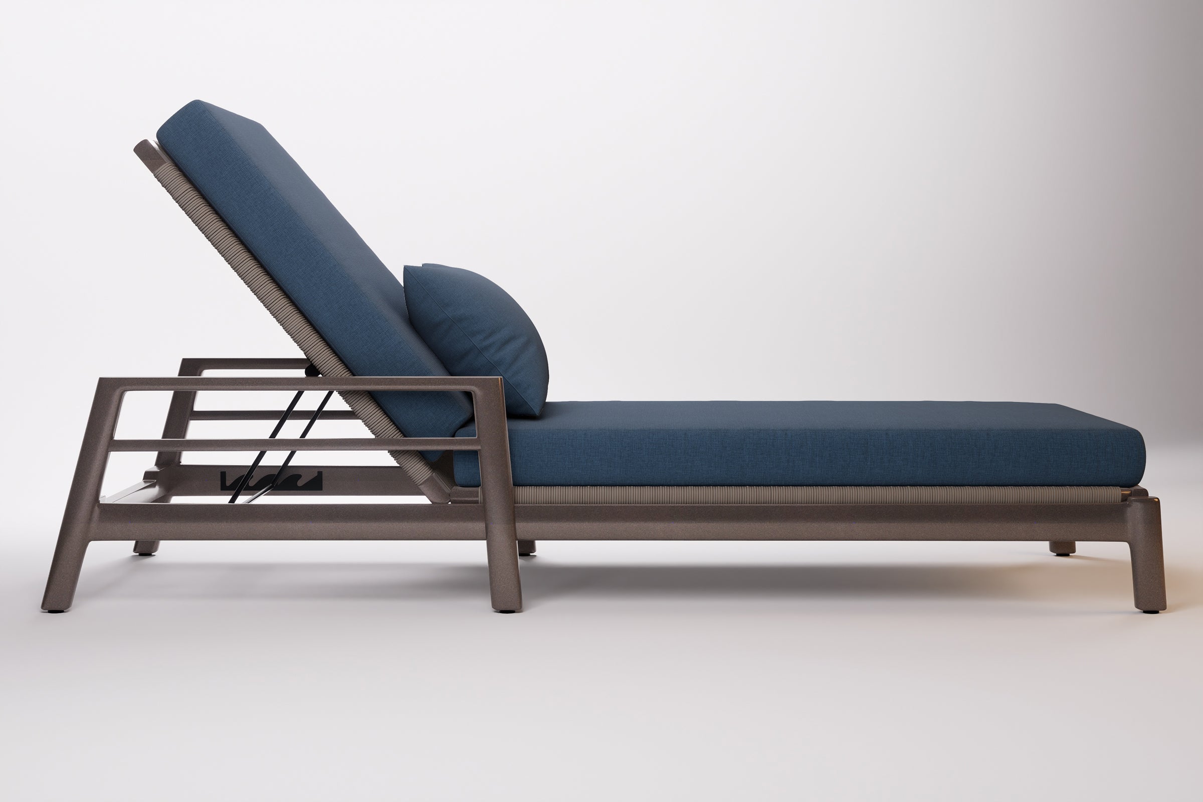 Copenhagen Outdoor Sun Lounge Aluminium