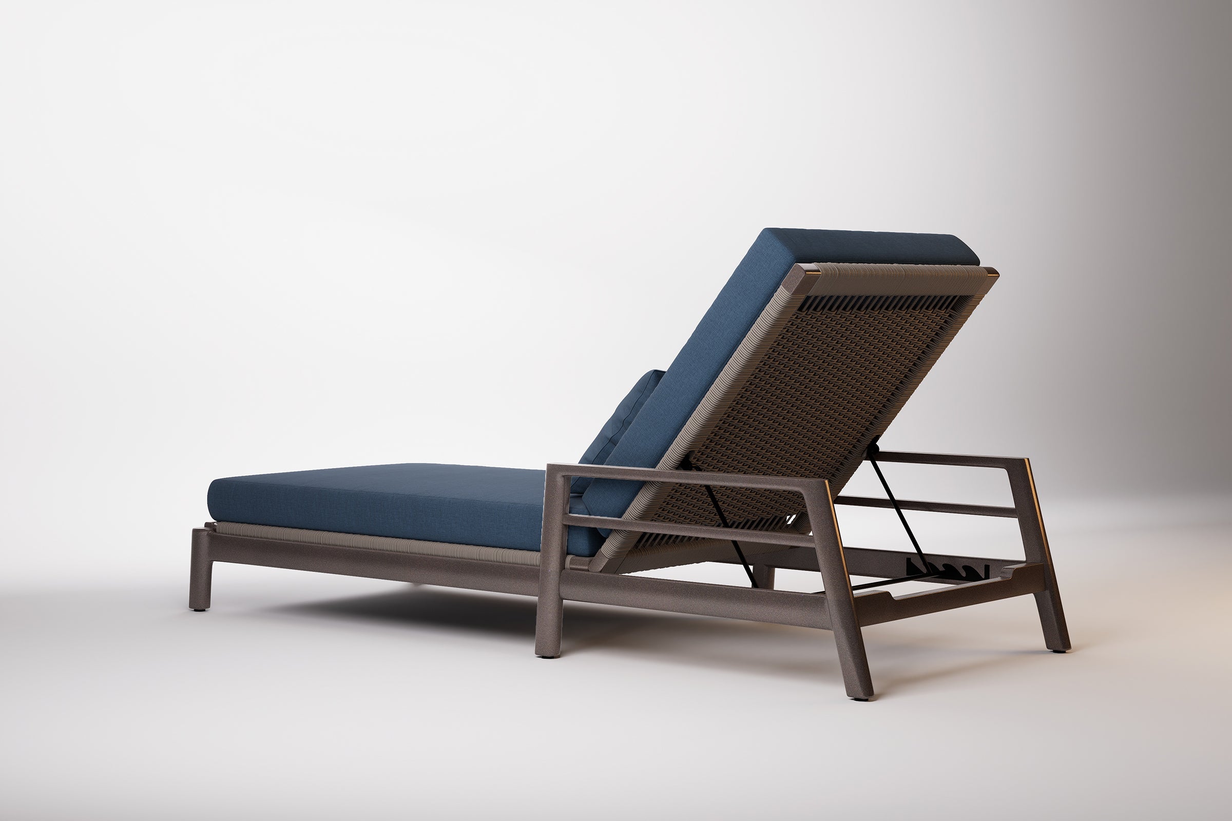 Copenhagen Outdoor Sun Lounge Aluminium