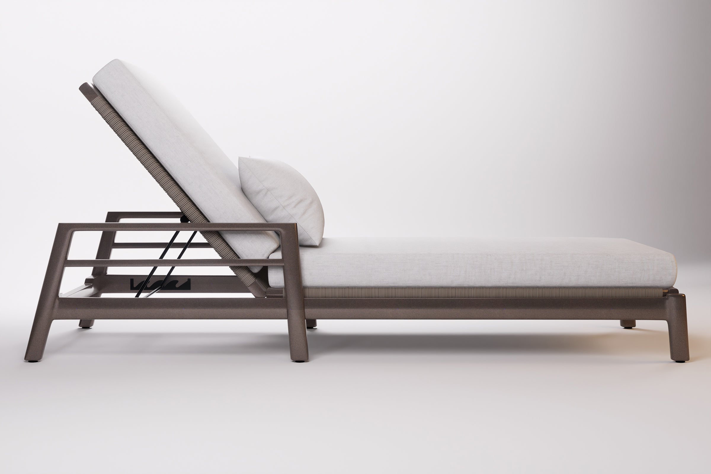 Copenhagen Outdoor Sun Lounge Aluminium