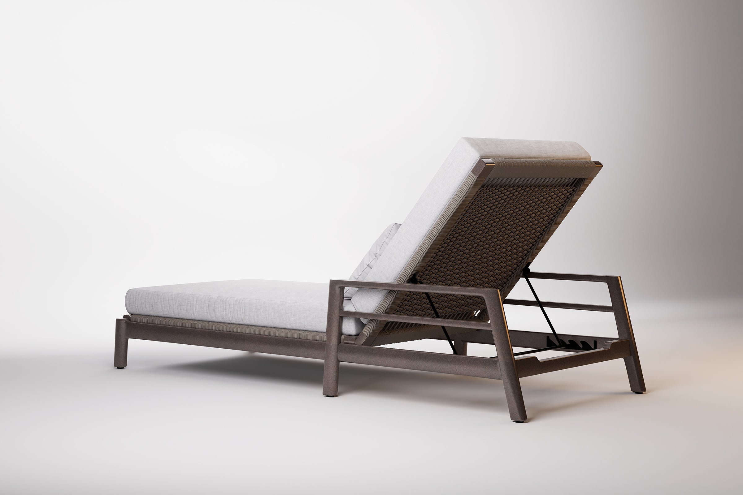 Copenhagen Outdoor Sun Lounge Aluminium