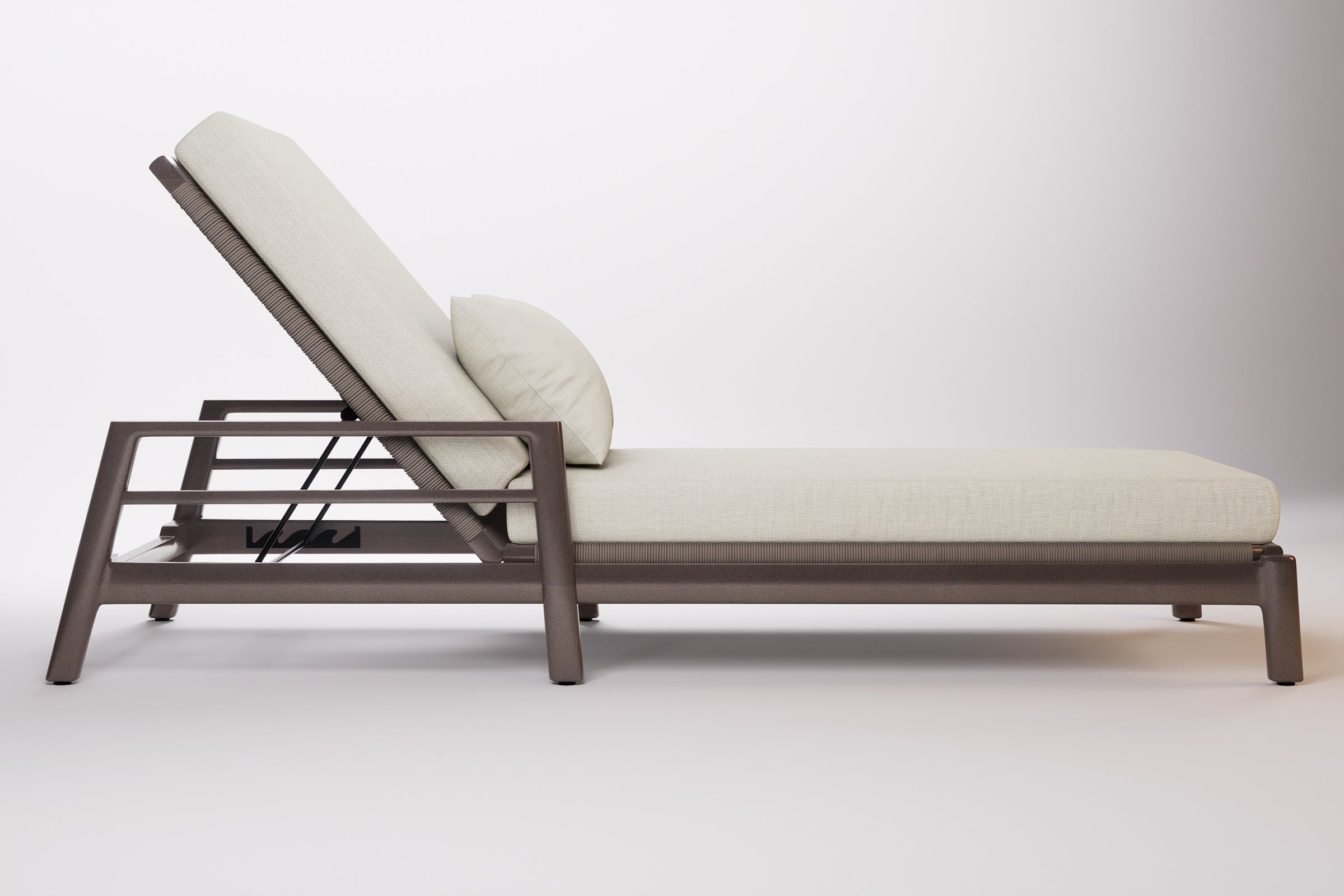 Copenhagen Outdoor Sun Lounge Aluminium