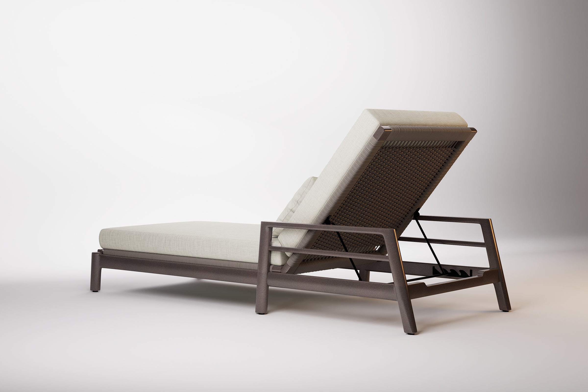 Copenhagen Outdoor Sun Lounge Aluminium