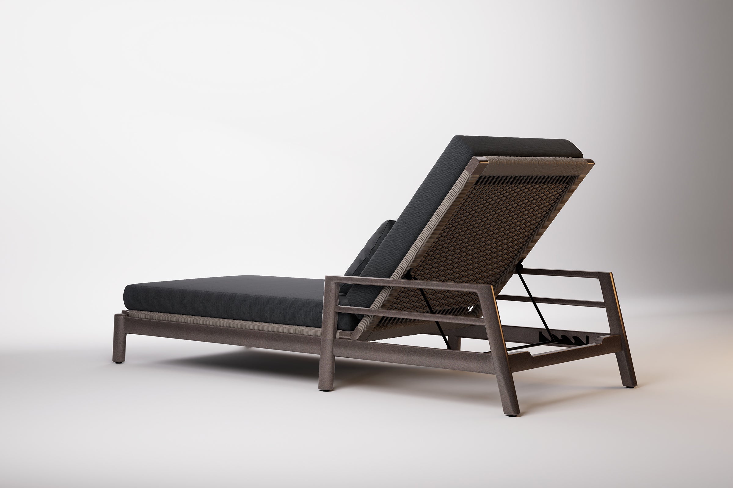 Copenhagen Outdoor Sun Lounge Aluminium