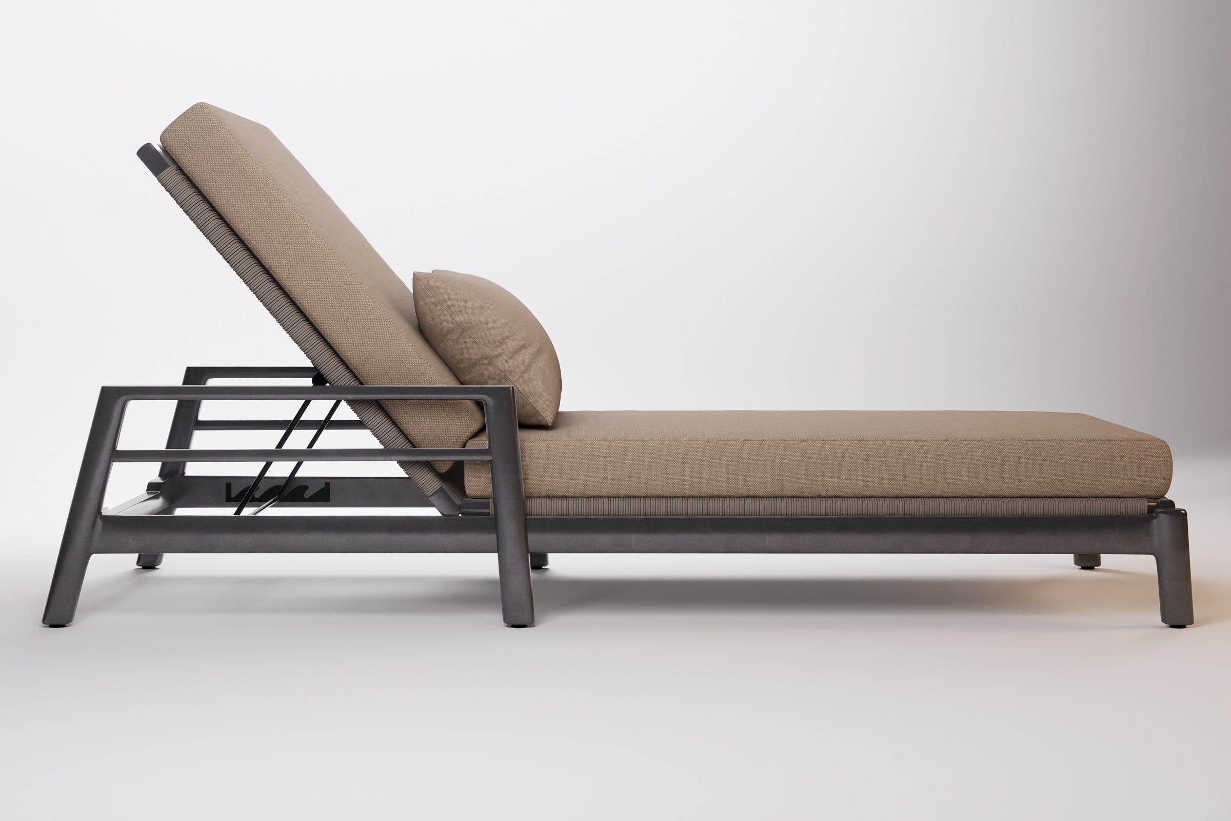 Copenhagen Outdoor Sun Lounge Aluminium