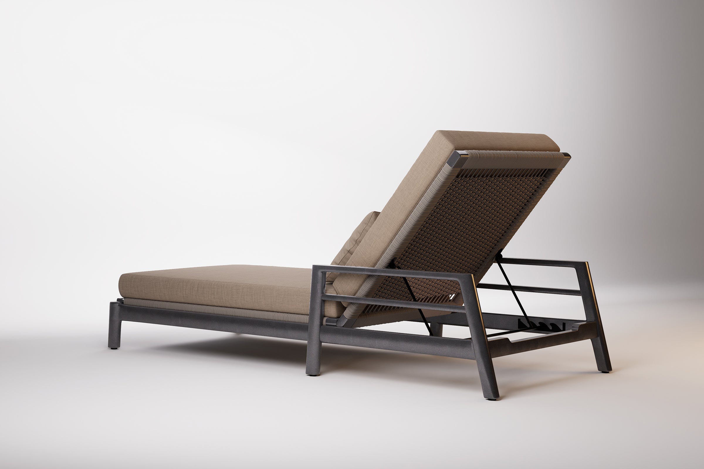 Copenhagen Outdoor Sun Lounge Aluminium