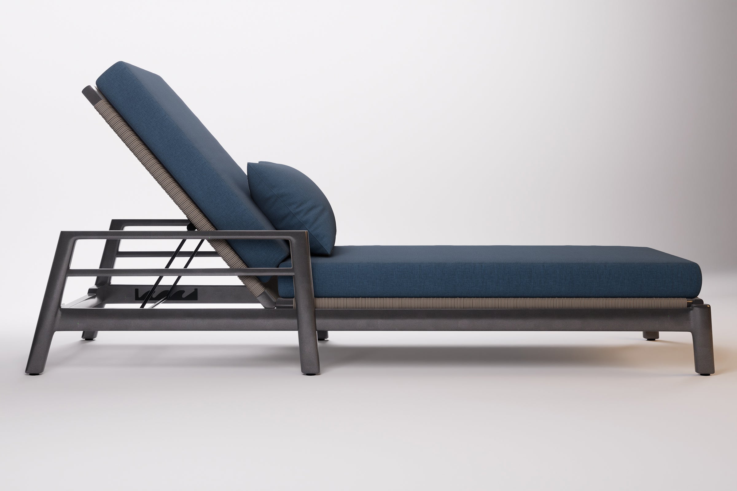 Copenhagen Outdoor Sun Lounge Aluminium