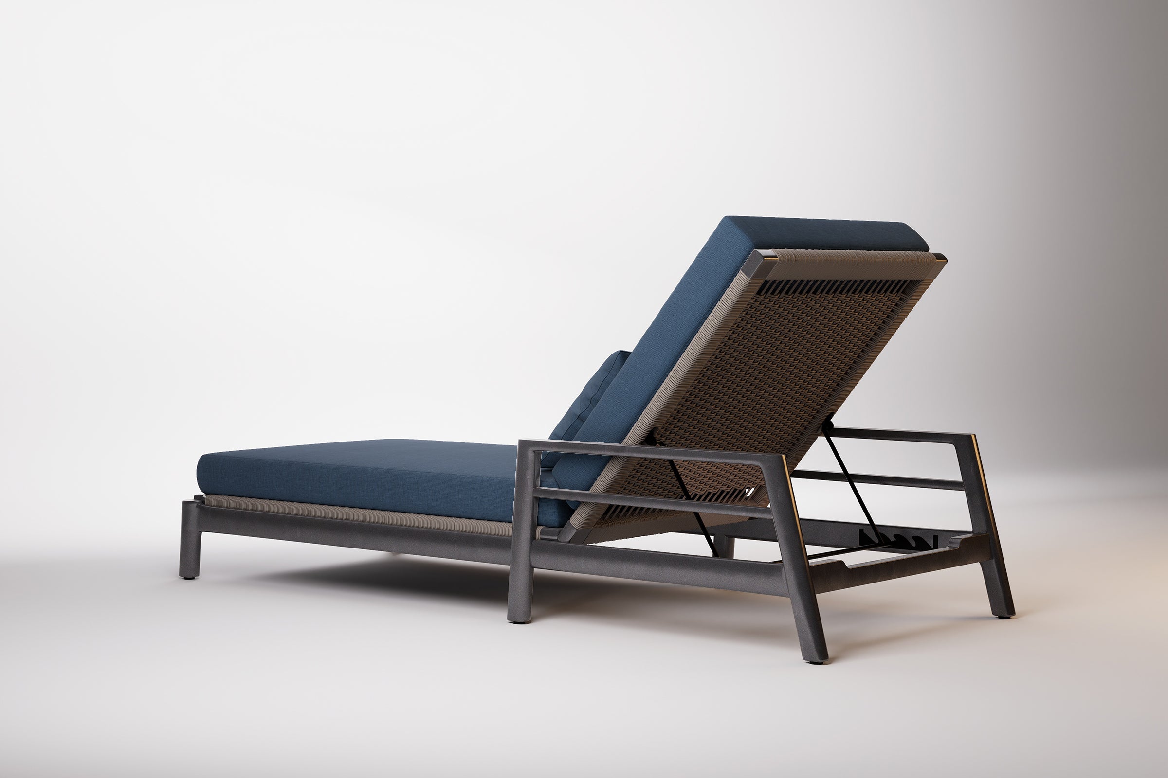Copenhagen Outdoor Sun Lounge Aluminium