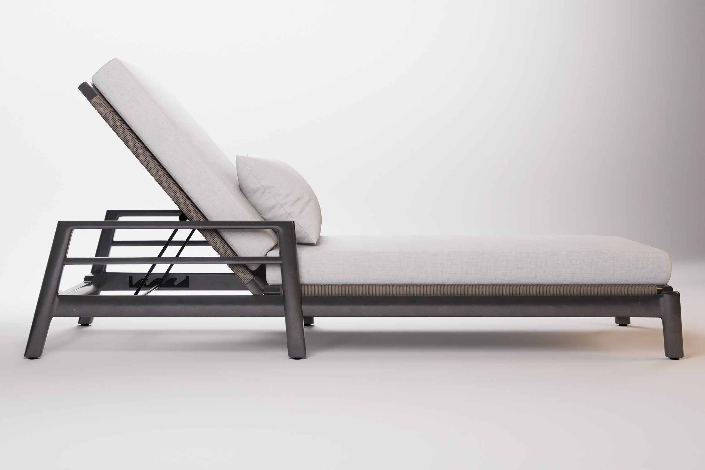 Copenhagen Outdoor Sun Lounge Aluminium