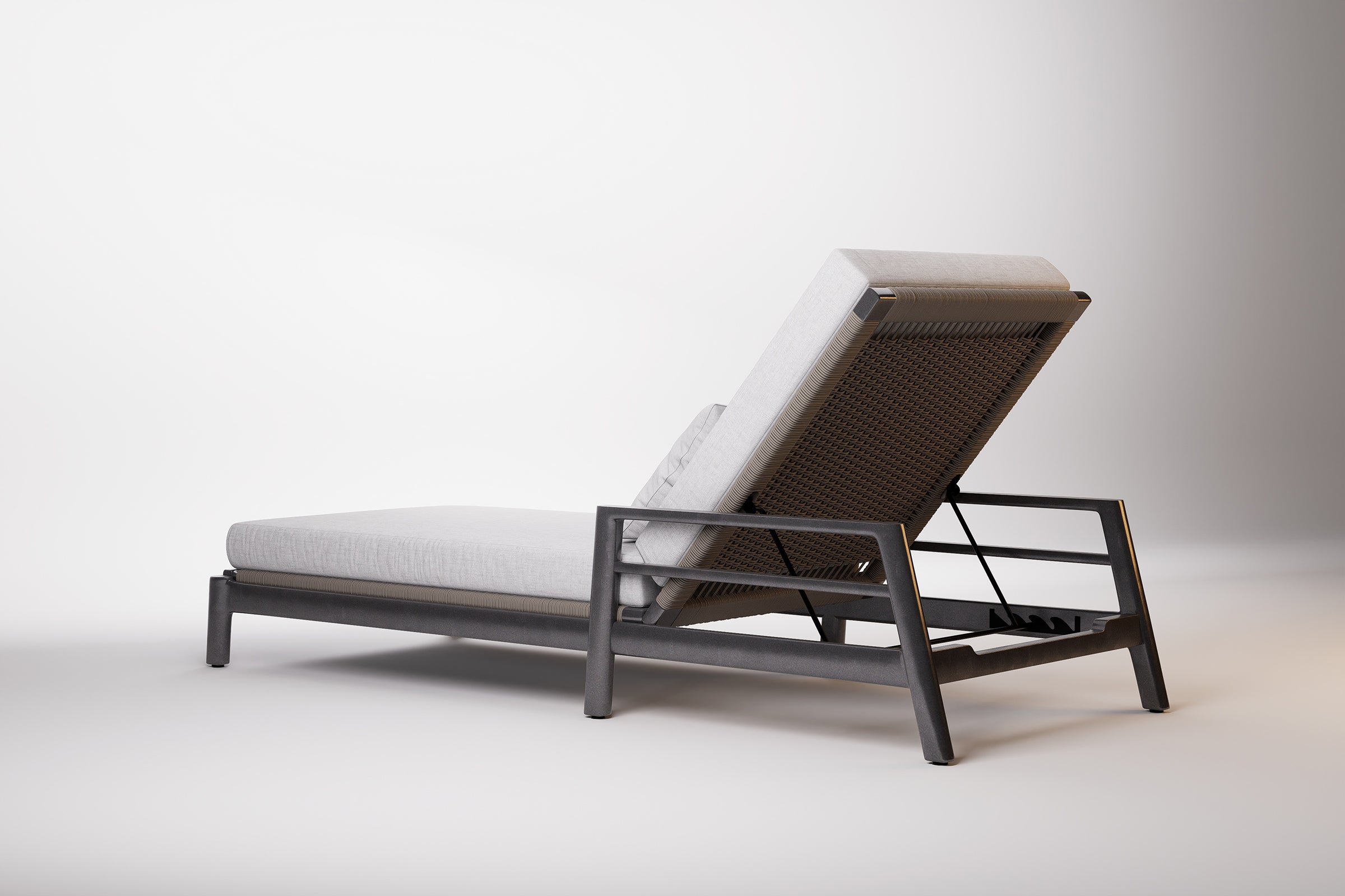 Copenhagen Outdoor Sun Lounge Aluminium