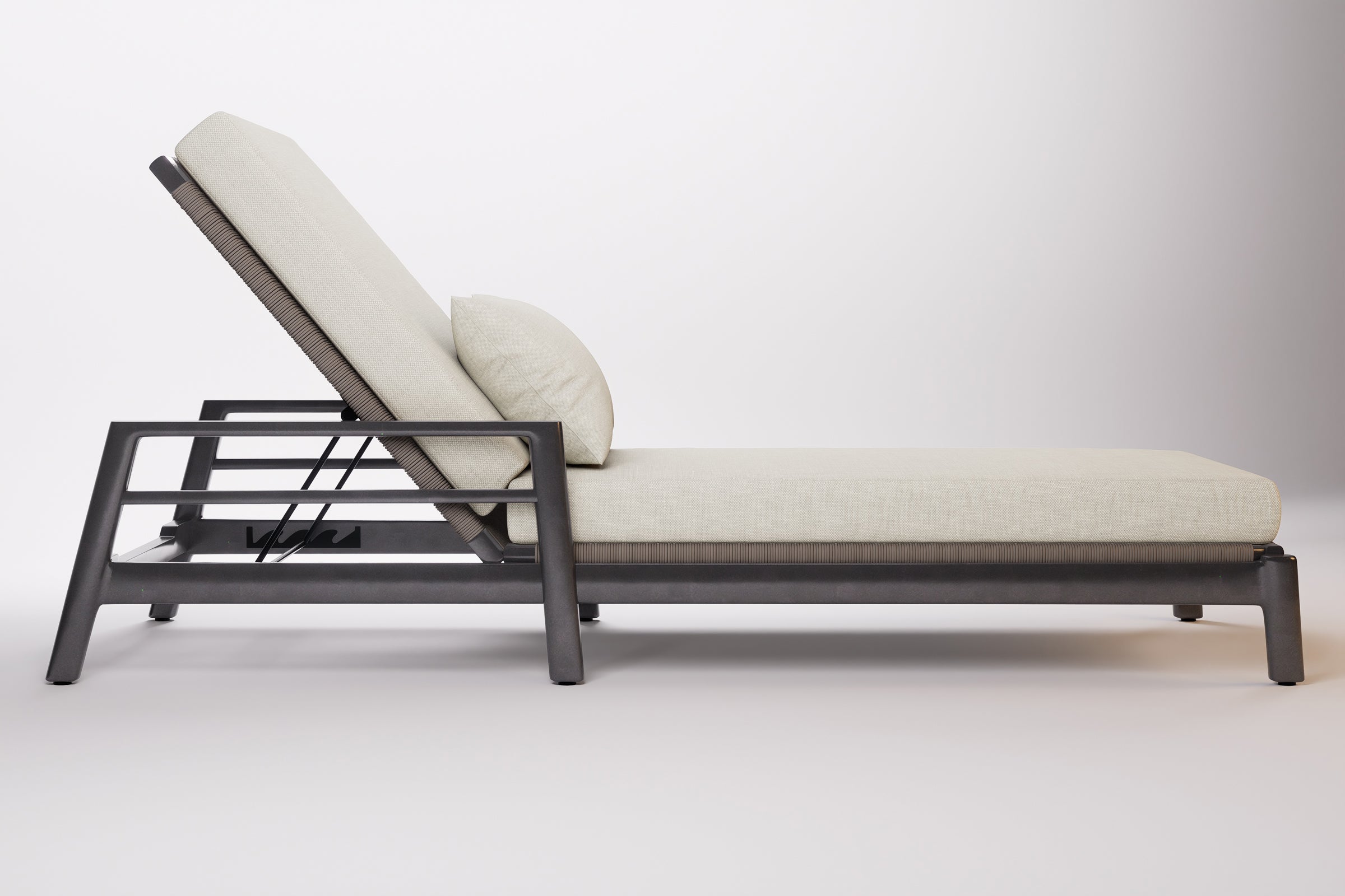 Copenhagen Outdoor Sun Lounge Aluminium