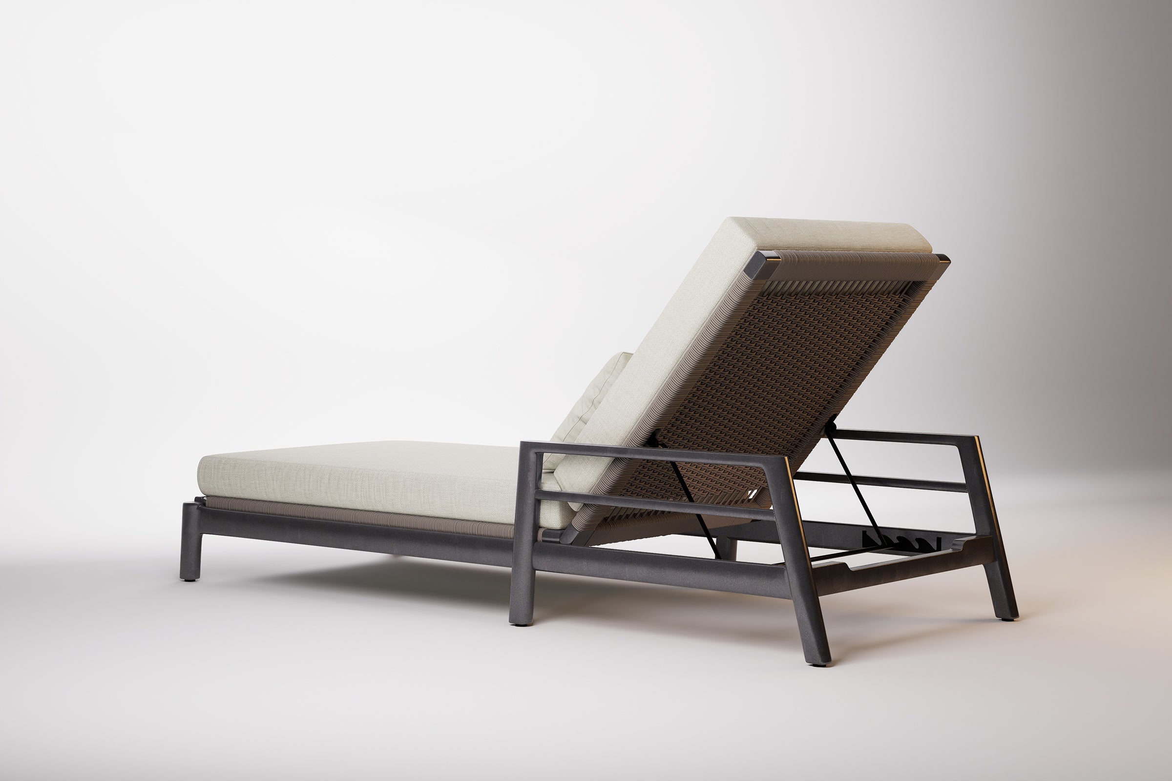 Copenhagen Outdoor Sun Lounge Aluminium