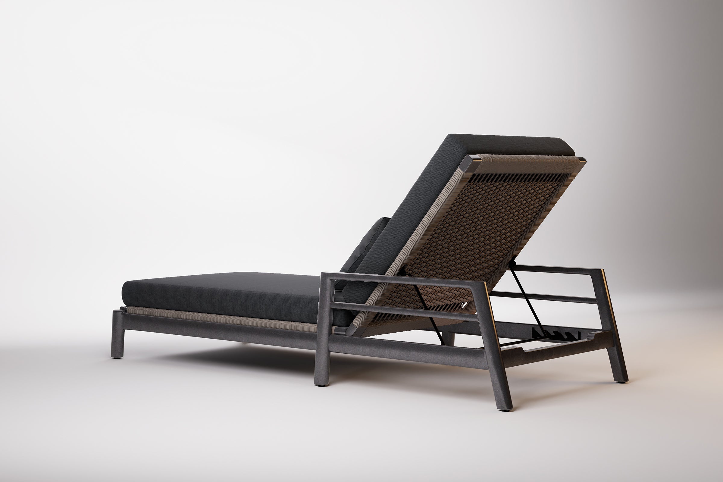 Copenhagen Outdoor Sun Lounge Aluminium