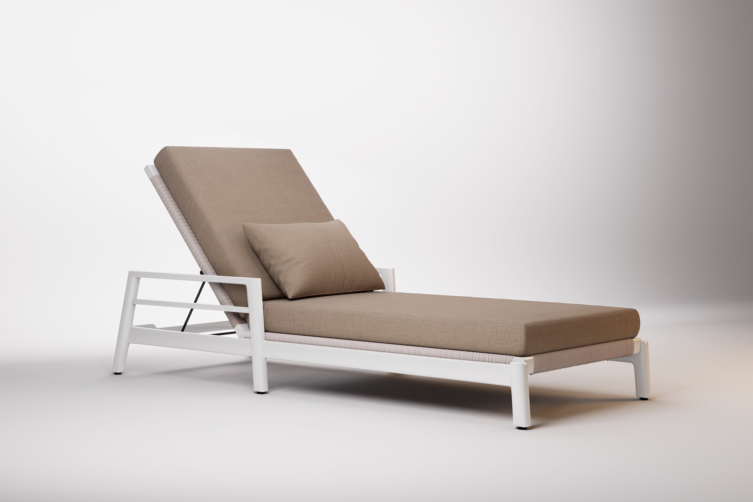 Copenhagen Outdoor Sun Lounge Aluminium