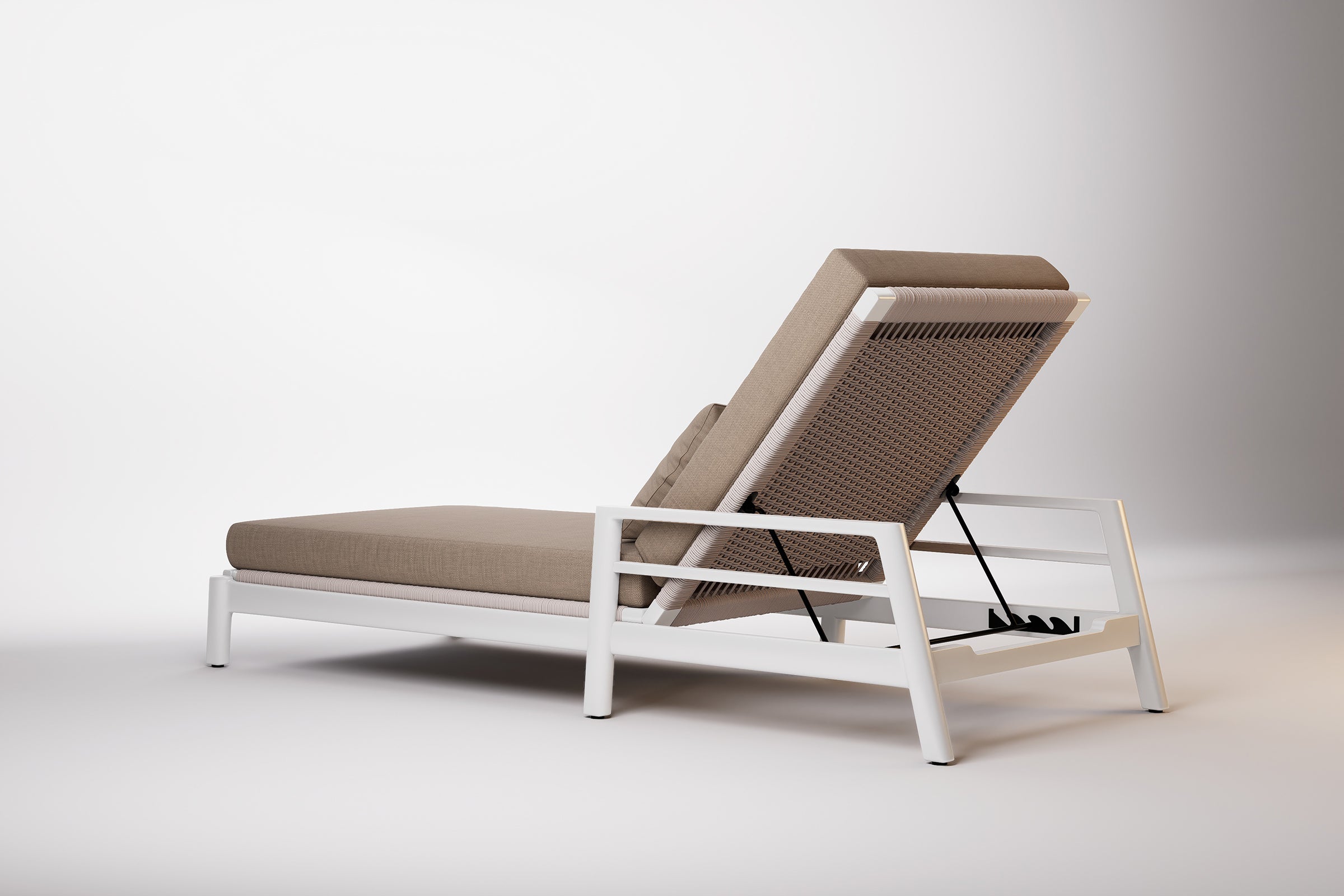 Copenhagen Outdoor Sun Lounge Aluminium