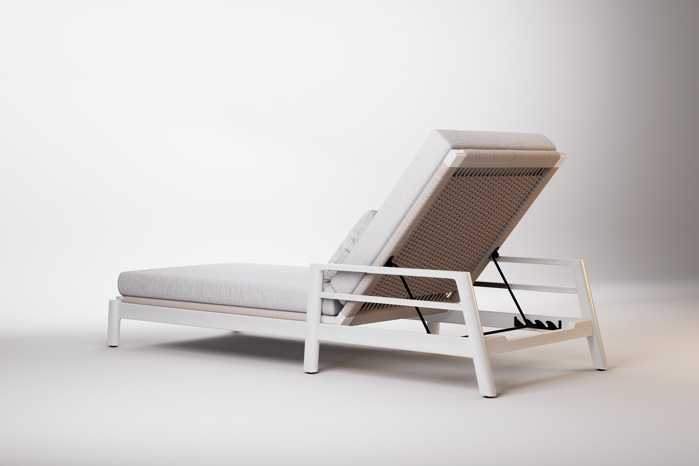 Copenhagen Outdoor Sun Lounge Aluminium