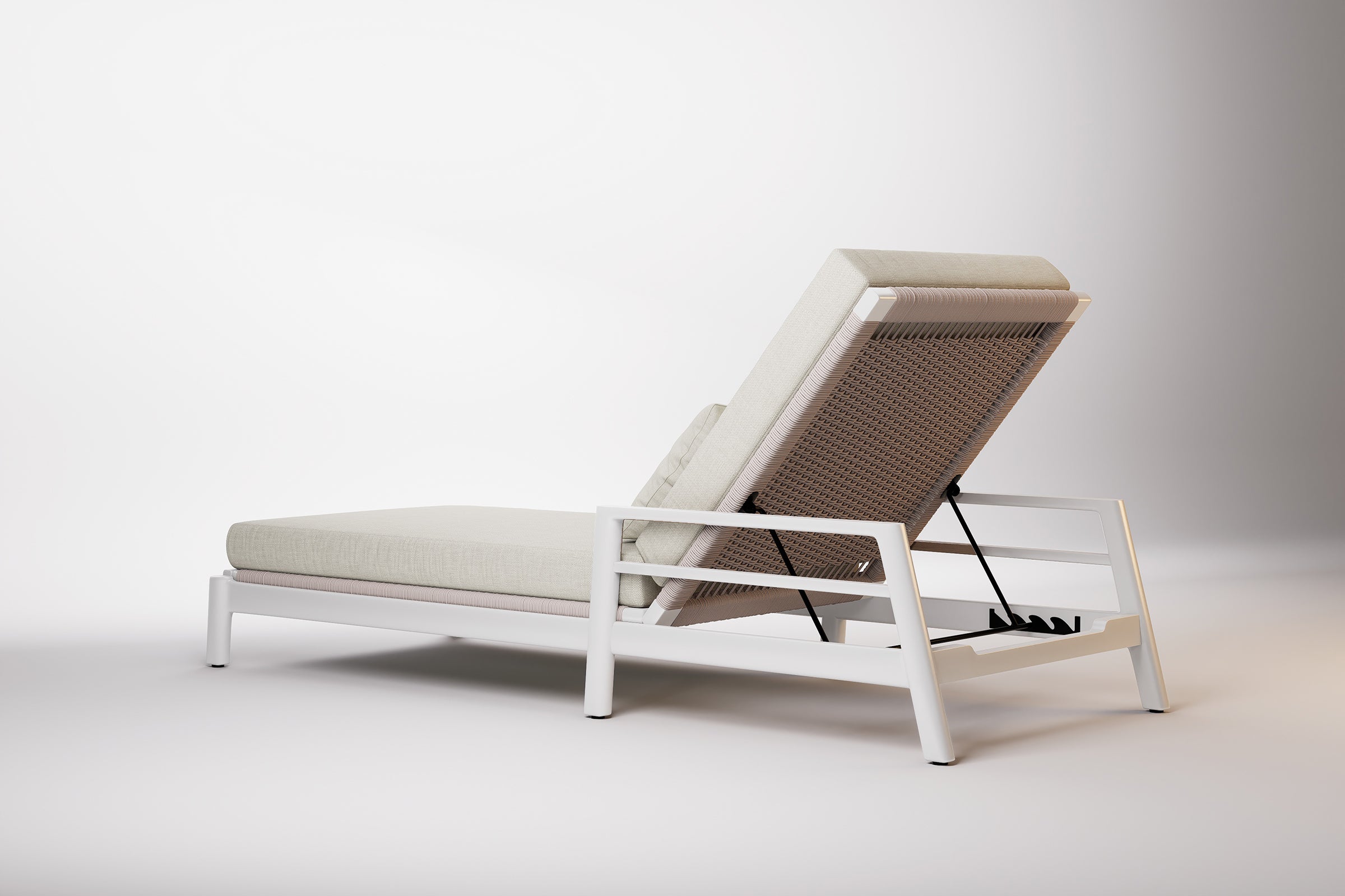 Copenhagen Outdoor Sun Lounge Aluminium