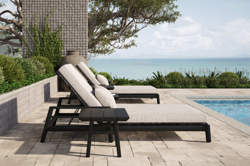 Copenhagen Outdoor Sun Lounge Aluminium