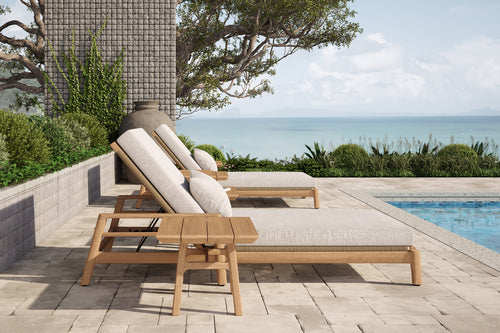 Copenhagen Outdoor Sun Lounge Teak