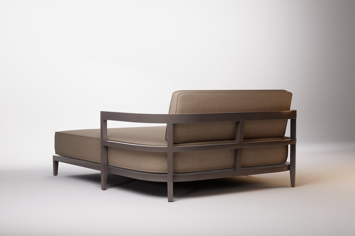 Rome Double Outdoor Daybed Aluminium
