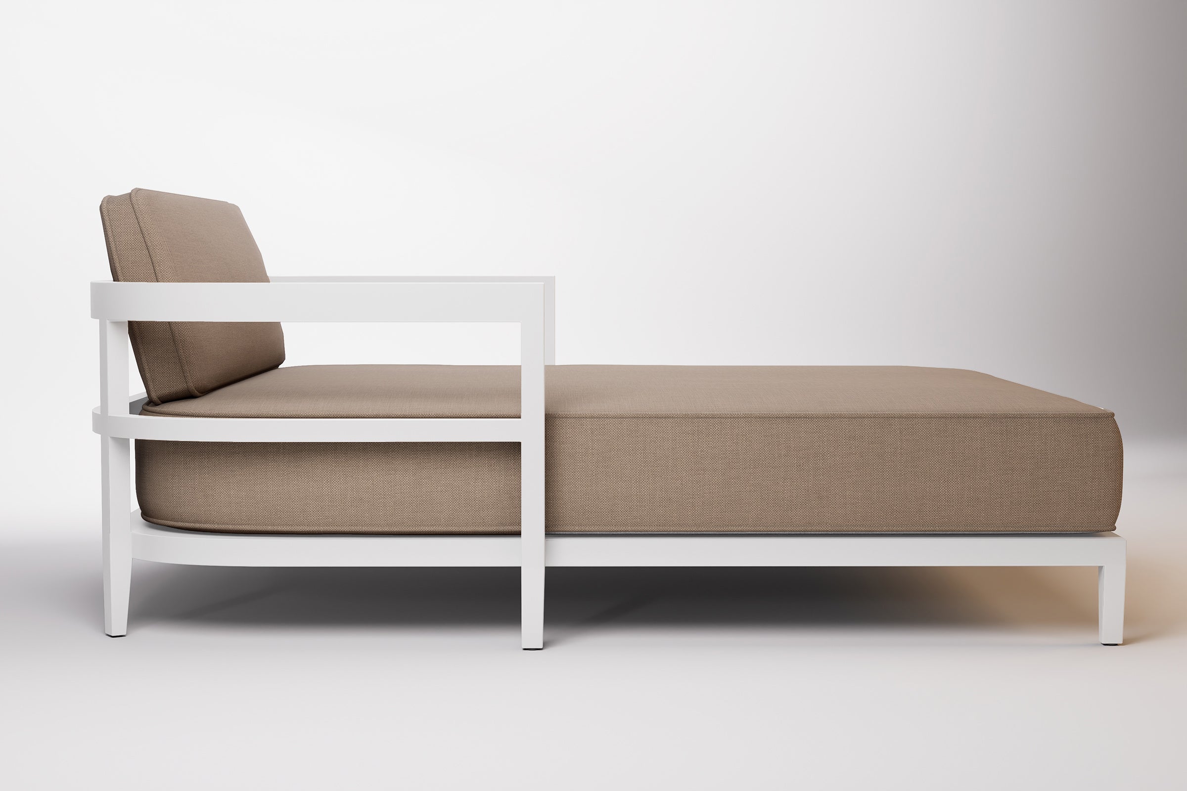 Rome Outdoor Daybed Aluminium Teak