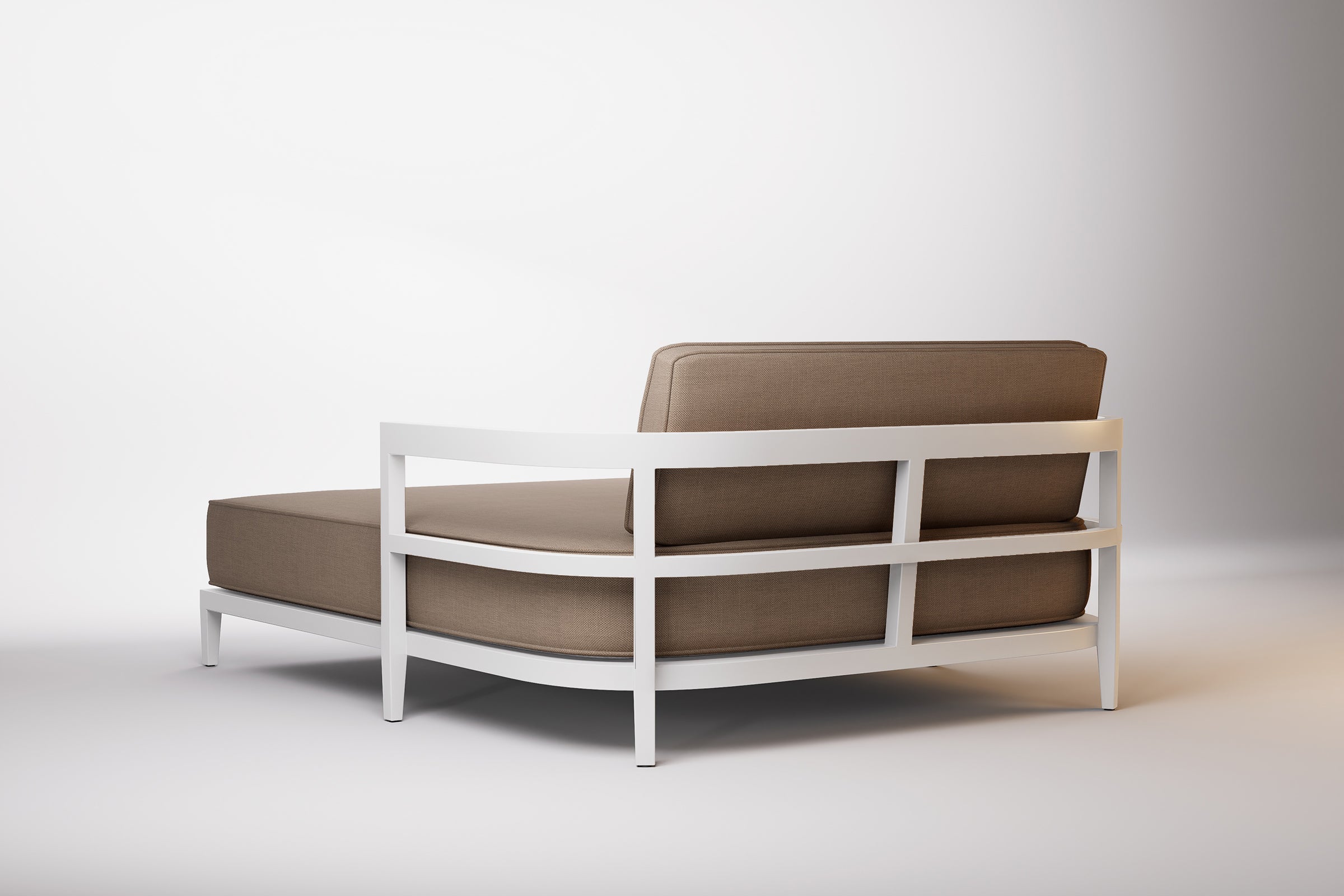 Rome Outdoor Daybed Aluminium Teak
