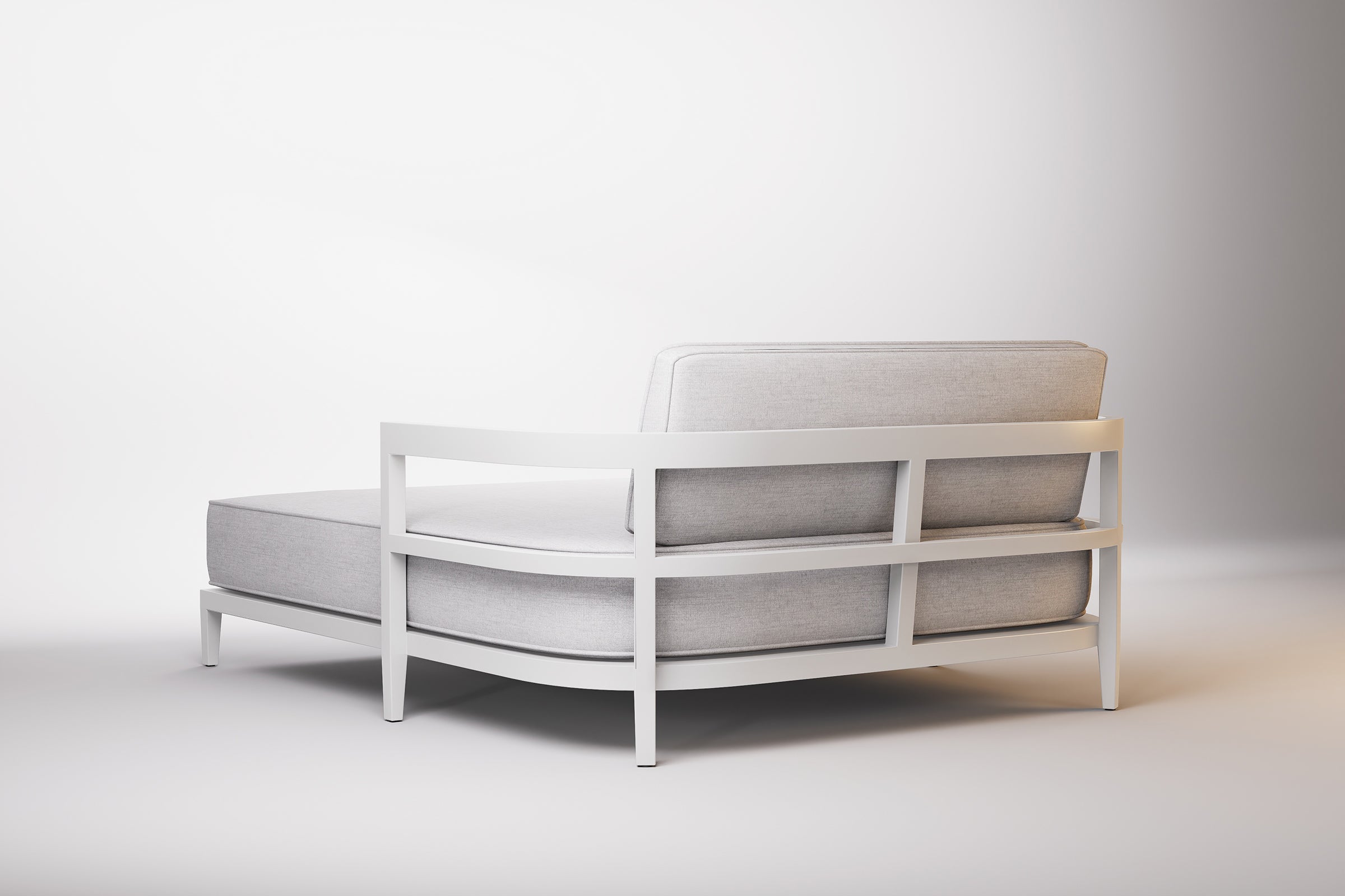 Rome Outdoor Daybed Aluminium Teak