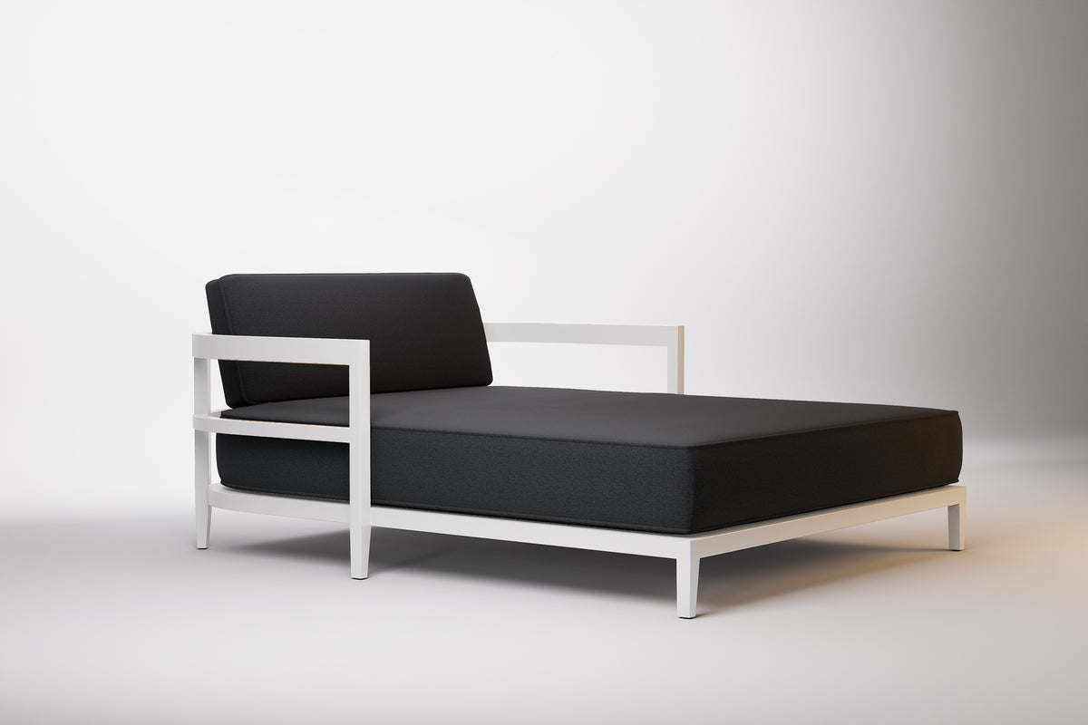 Rome Double Outdoor Daybed Aluminium
