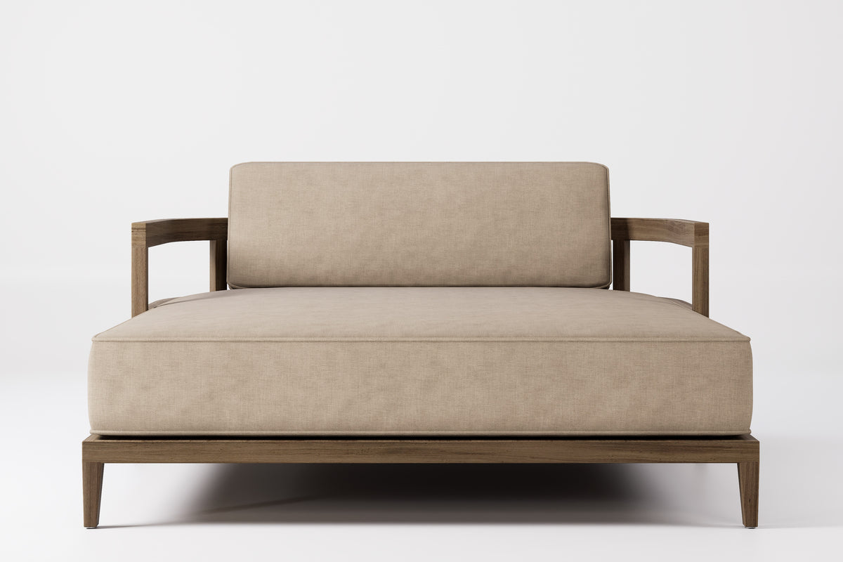 Rome Double Outdoor Daybed Teak