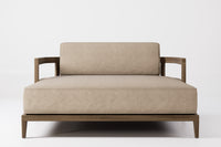 Rome Double Outdoor Daybed Teak