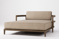 Rome Double Outdoor Daybed Teak