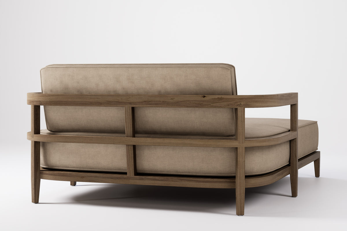 Rome Double Outdoor Daybed Teak