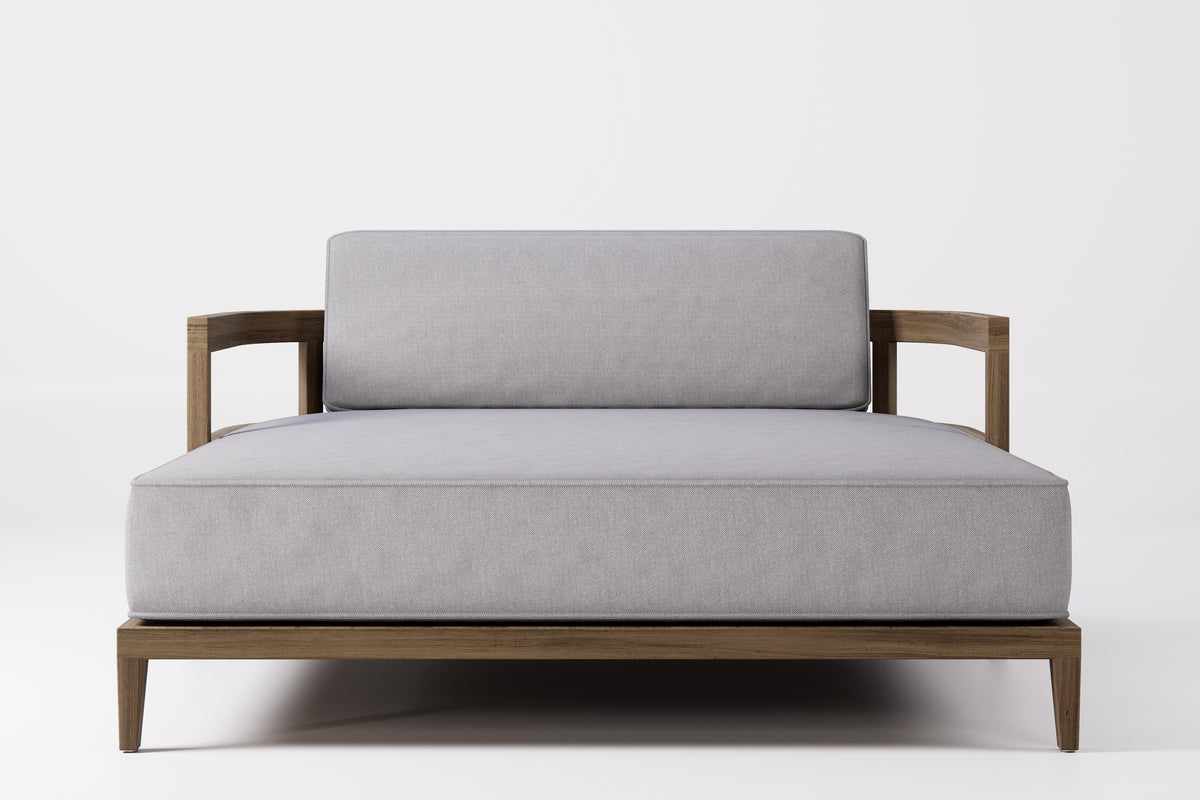 Rome Double Outdoor Daybed Teak