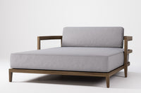 Rome Double Outdoor Daybed Teak