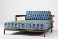 Rome Double Outdoor Daybed Teak (Boteh)